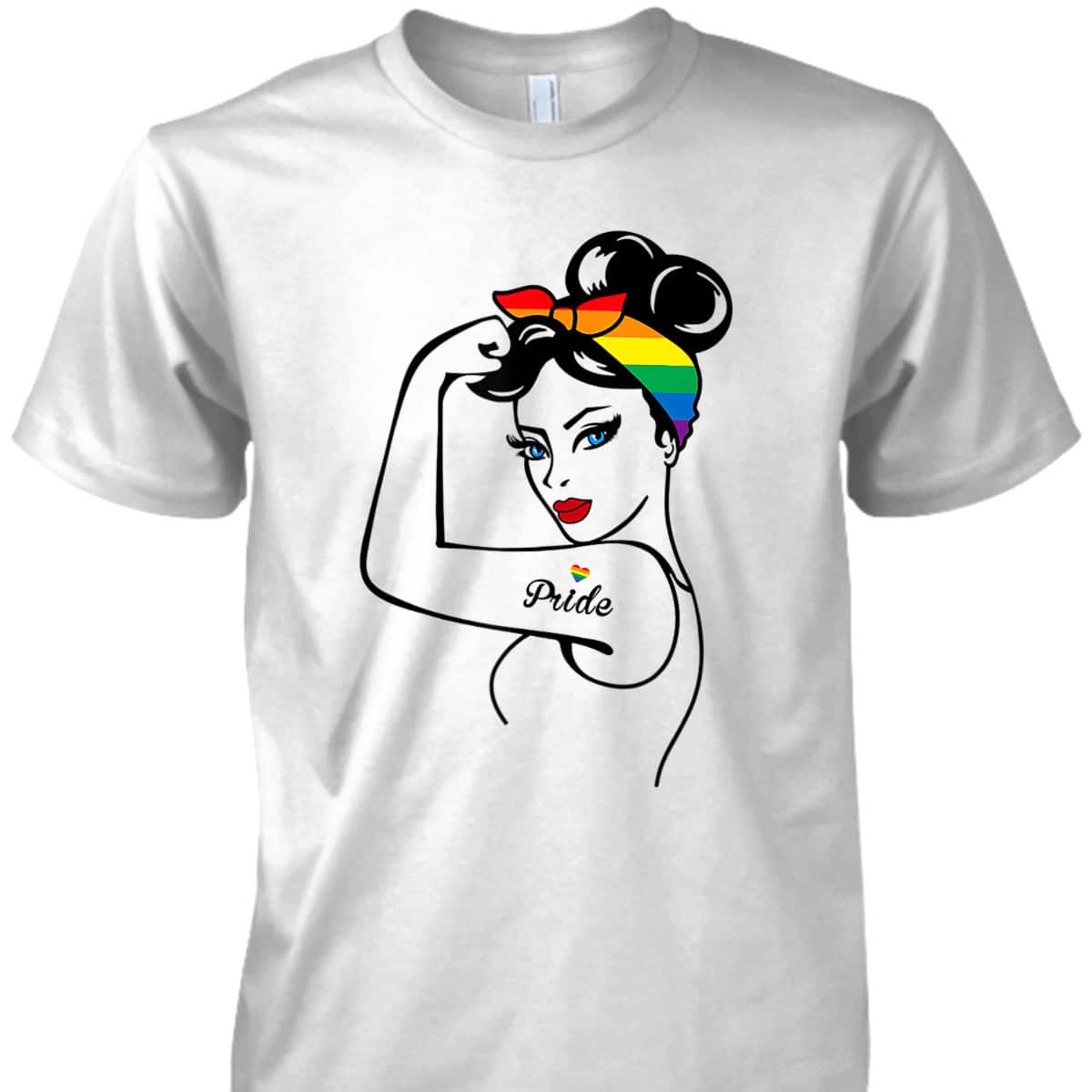 LGBT Girl Power Pin Up Gay Pride Equality LGBT Pride Month T-Shirt LGBT Girl Power Pin Up Gay Pride Equality LGBT Pride Month T-Shirt