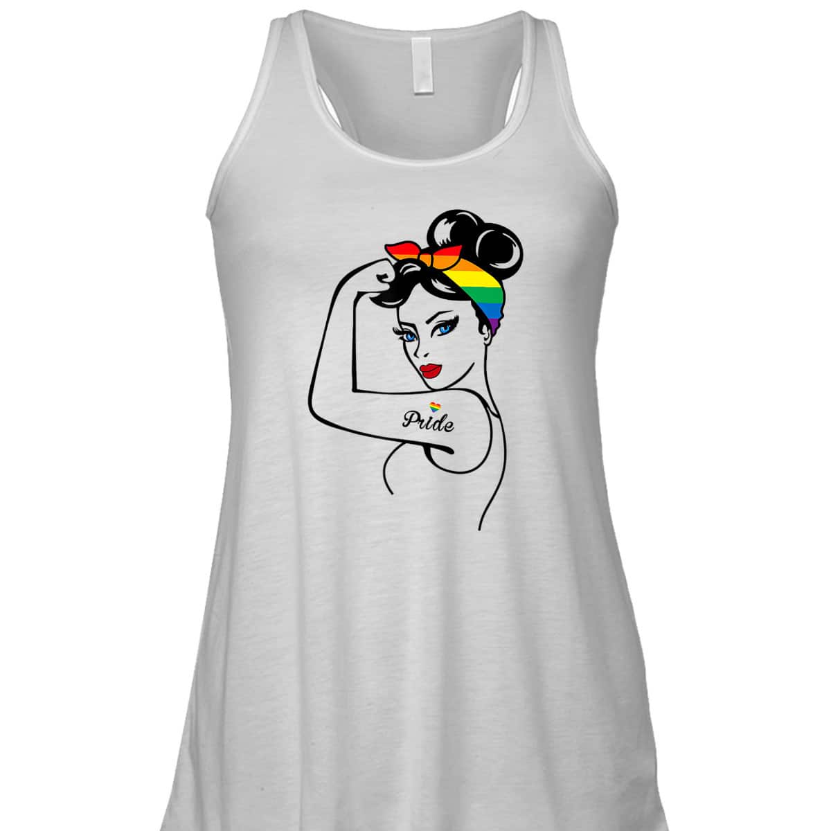 LGBT Girl Power Pin Up Gay Pride Equality LGBT Pride Month T-Shirt LGBT Girl Power Pin Up Gay Pride Equality LGBT Pride Month T-Shirt