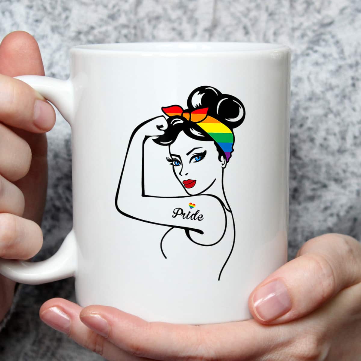 LGBT Girl Power Pin Up Gay Pride Equality LGBT Pride Month T-Shirt LGBT Girl Power Pin Up Gay Pride Equality LGBT Pride Month T-Shirt