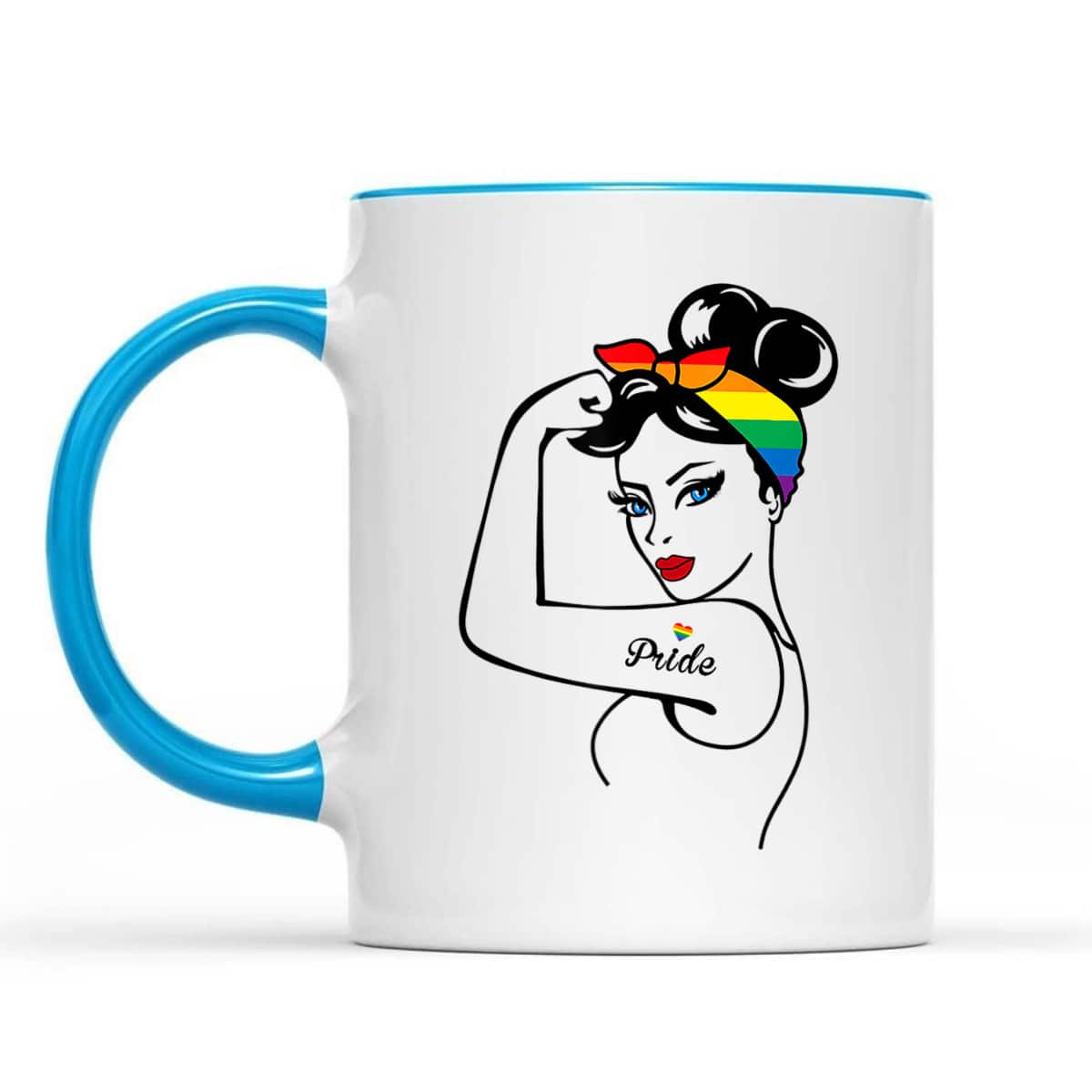 LGBT Girl Power Pin Up Gay Pride Equality LGBT Pride Month T-Shirt LGBT Girl Power Pin Up Gay Pride Equality LGBT Pride Month T-Shirt