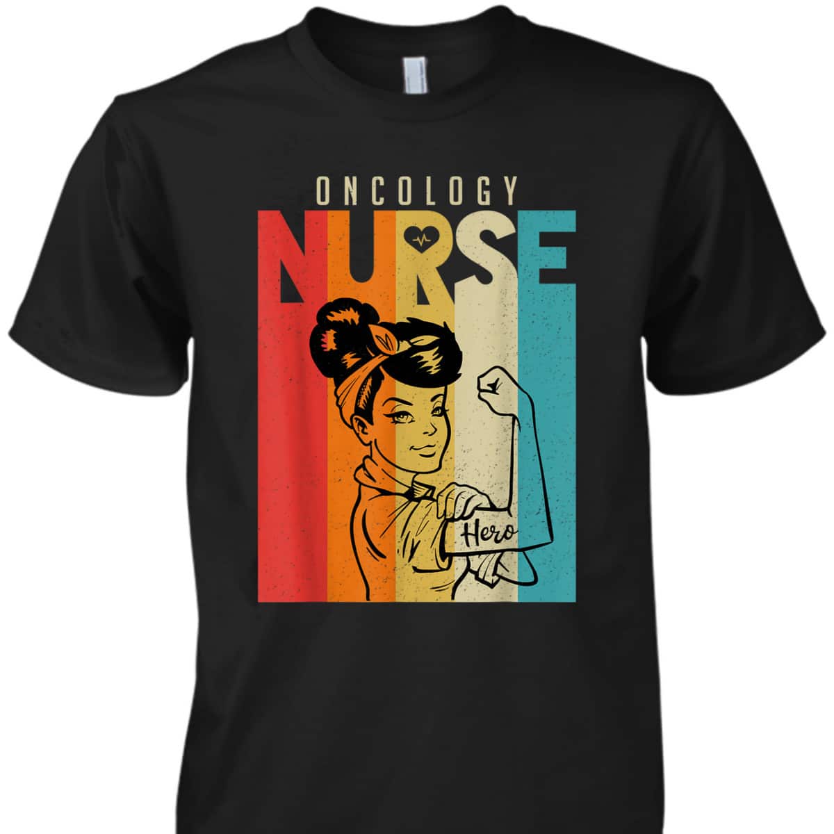 Vintage Rosie The Riveter Oncology Nurse T-Shirt Vintage Rosie The Riveter Oncology Nurse T-Shirt