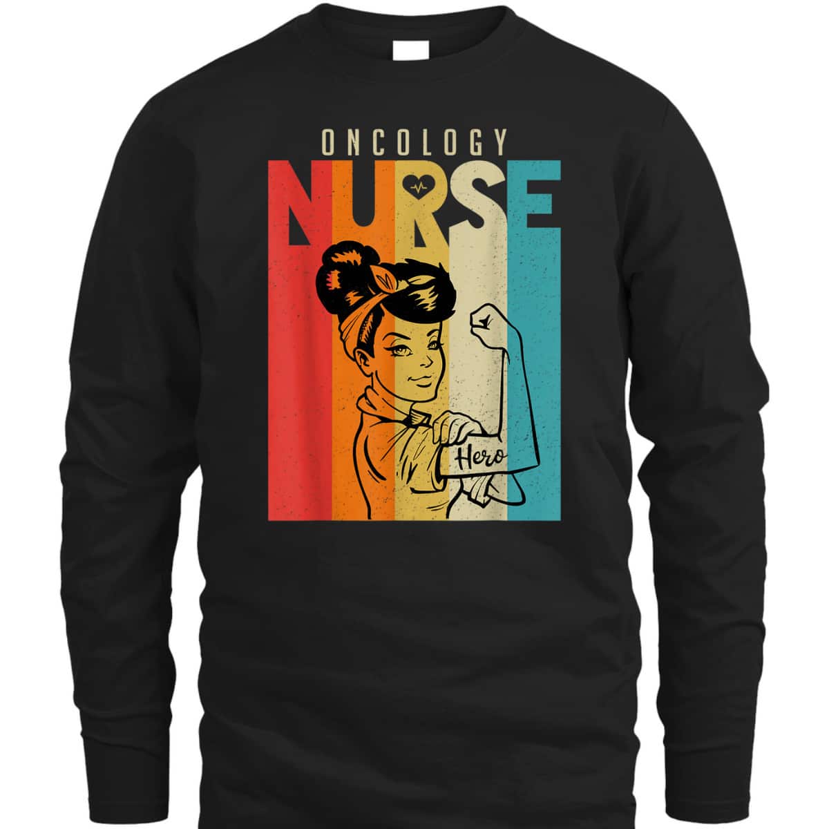 Vintage Rosie The Riveter Oncology Nurse T-Shirt Vintage Rosie The Riveter Oncology Nurse T-Shirt