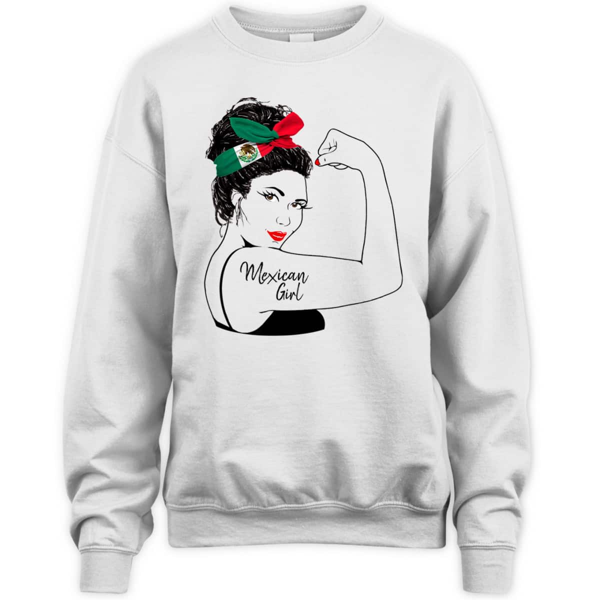 Mexican Girl Unbreakable Rosie The Riveter T-Shirt Mexican Girl Unbreakable Rosie The Riveter T-Shirt