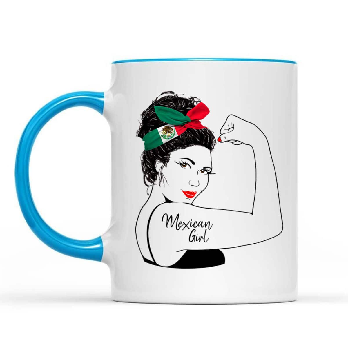 Mexican Girl Unbreakable Rosie The Riveter T-Shirt Mexican Girl Unbreakable Rosie The Riveter T-Shirt