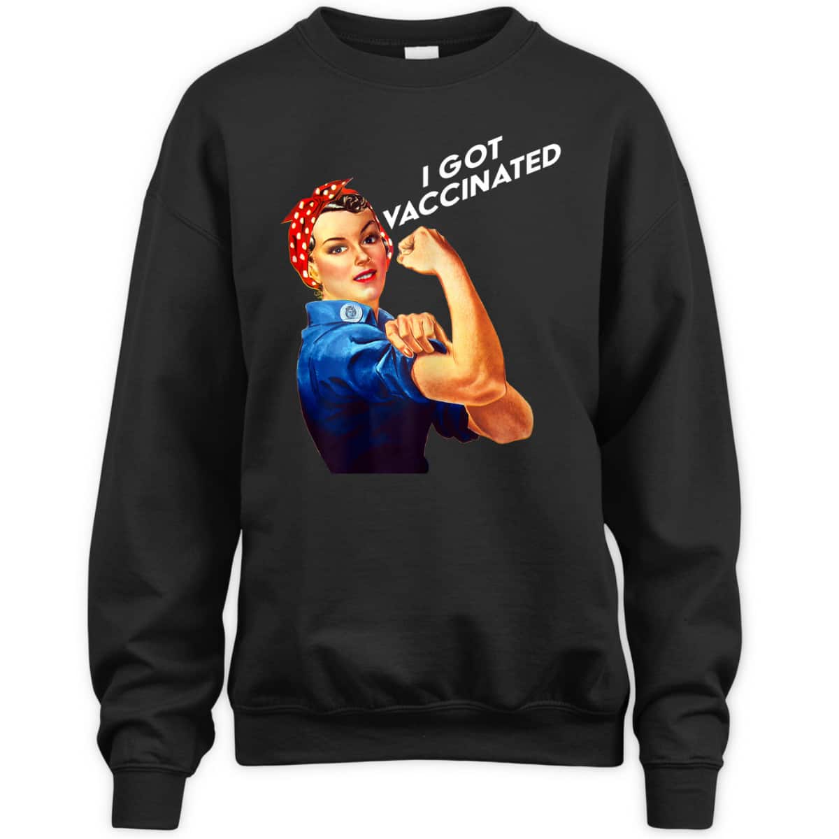 Womens Pro Vaccine Vaccinated Rosie The Riveter Pro Vaccine T-Shirt Womens Pro Vaccine Vaccinated Rosie The Riveter Pro Vaccine T-Shirt