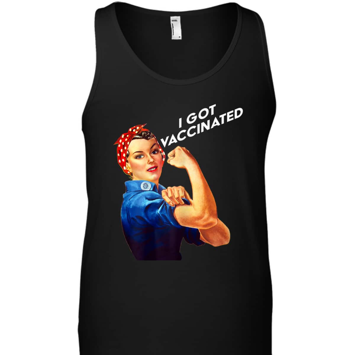 Womens Pro Vaccine Vaccinated Rosie The Riveter Pro Vaccine T-Shirt Womens Pro Vaccine Vaccinated Rosie The Riveter Pro Vaccine T-Shirt