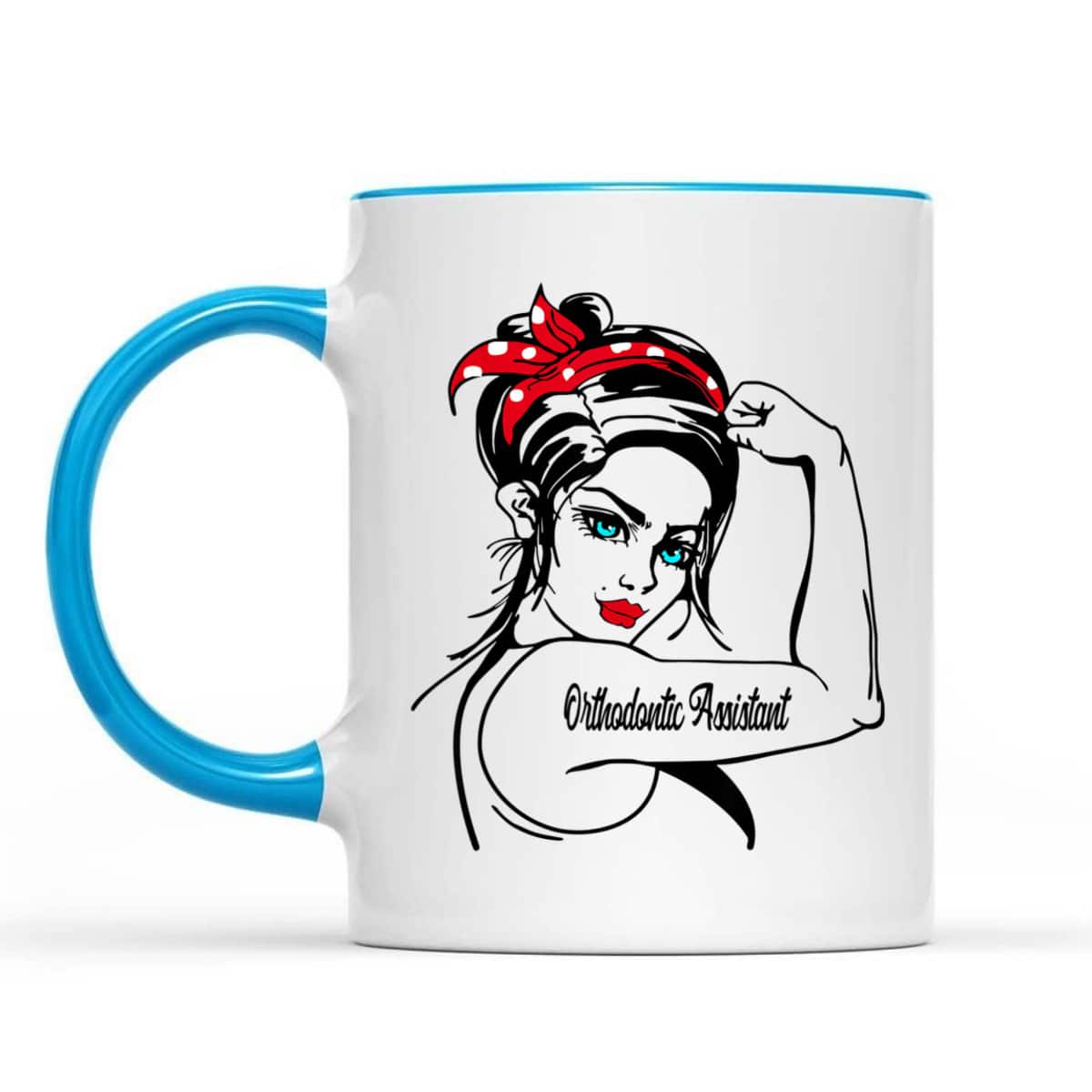 Orthodontic Assistant Rosie The Riveter Pin Up T-Shirt Orthodontic Assistant Rosie The Riveter Pin Up T-Shirt