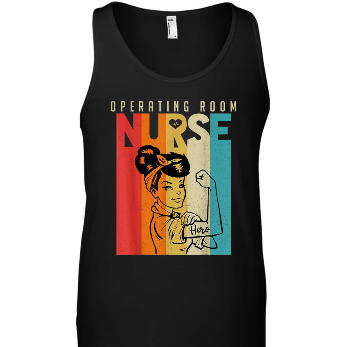 Vintage Rosie The Riveter Operating Room Nurse T-Shirt Vintage Rosie The Riveter Operating Room Nurse T-Shirt