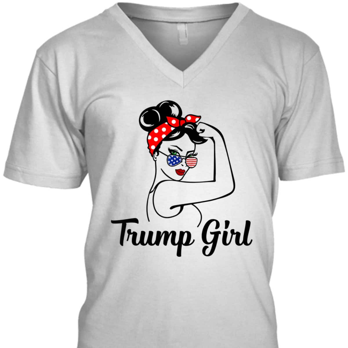 Trump Girl Rosie The Riveter Republican Gifts Pro Donald T-Shirt Trump Girl Rosie The Riveter Republican Gifts Pro Donald T-Shirt