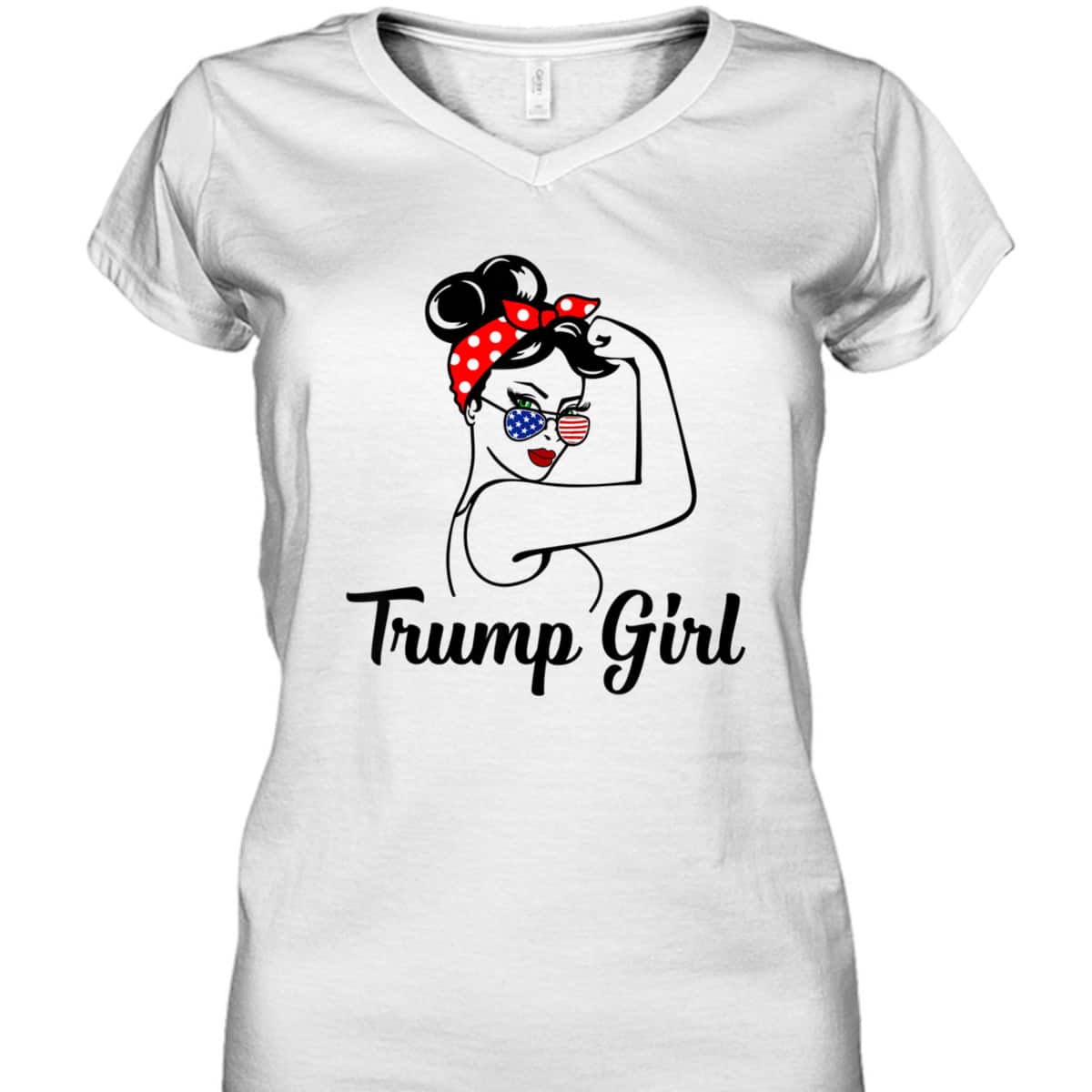 Trump Girl Rosie The Riveter Republican Gifts Pro Donald T-Shirt Trump Girl Rosie The Riveter Republican Gifts Pro Donald T-Shirt