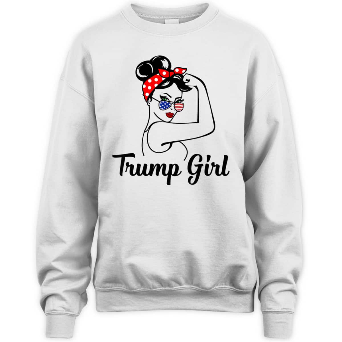 Trump Girl Rosie The Riveter Republican Gifts Pro Donald T-Shirt Trump Girl Rosie The Riveter Republican Gifts Pro Donald T-Shirt