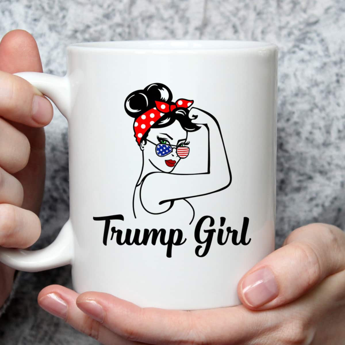 Trump Girl Rosie The Riveter Republican Gifts Pro Donald T-Shirt Trump Girl Rosie The Riveter Republican Gifts Pro Donald T-Shirt