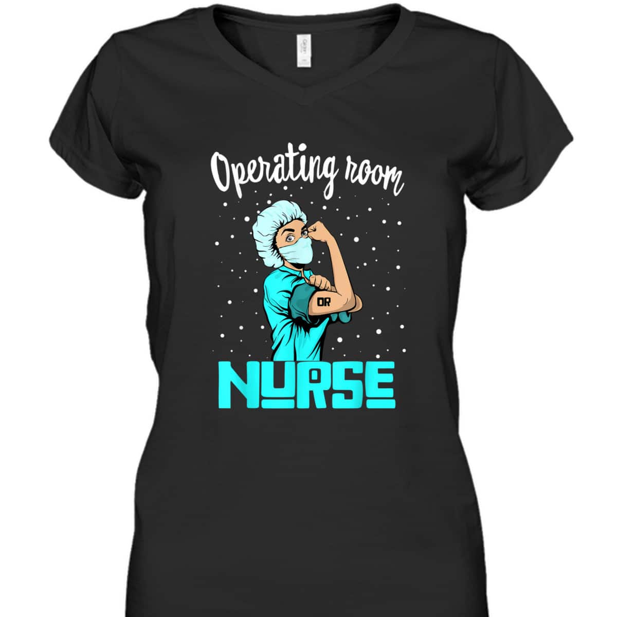 Operating Room Nurse, Rosie The Riveter Nursing OR Gift T-Shirt Operating Room Nurse, Rosie The Riveter Nursing OR Gift T-Shirt