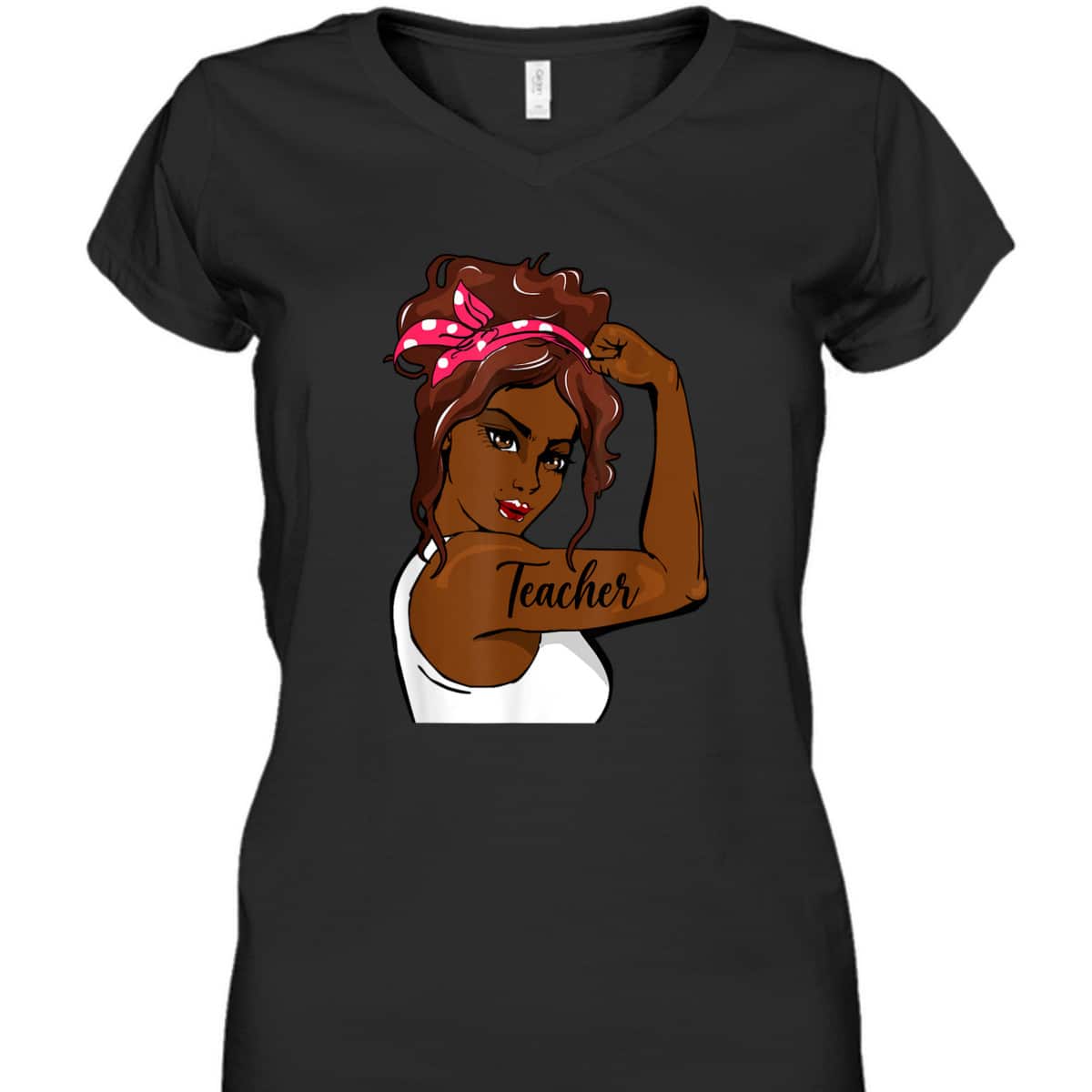 Black History Pin Up Rosie The Riveter Teacher T-Shirt Black History Pin Up Rosie The Riveter Teacher T-Shirt