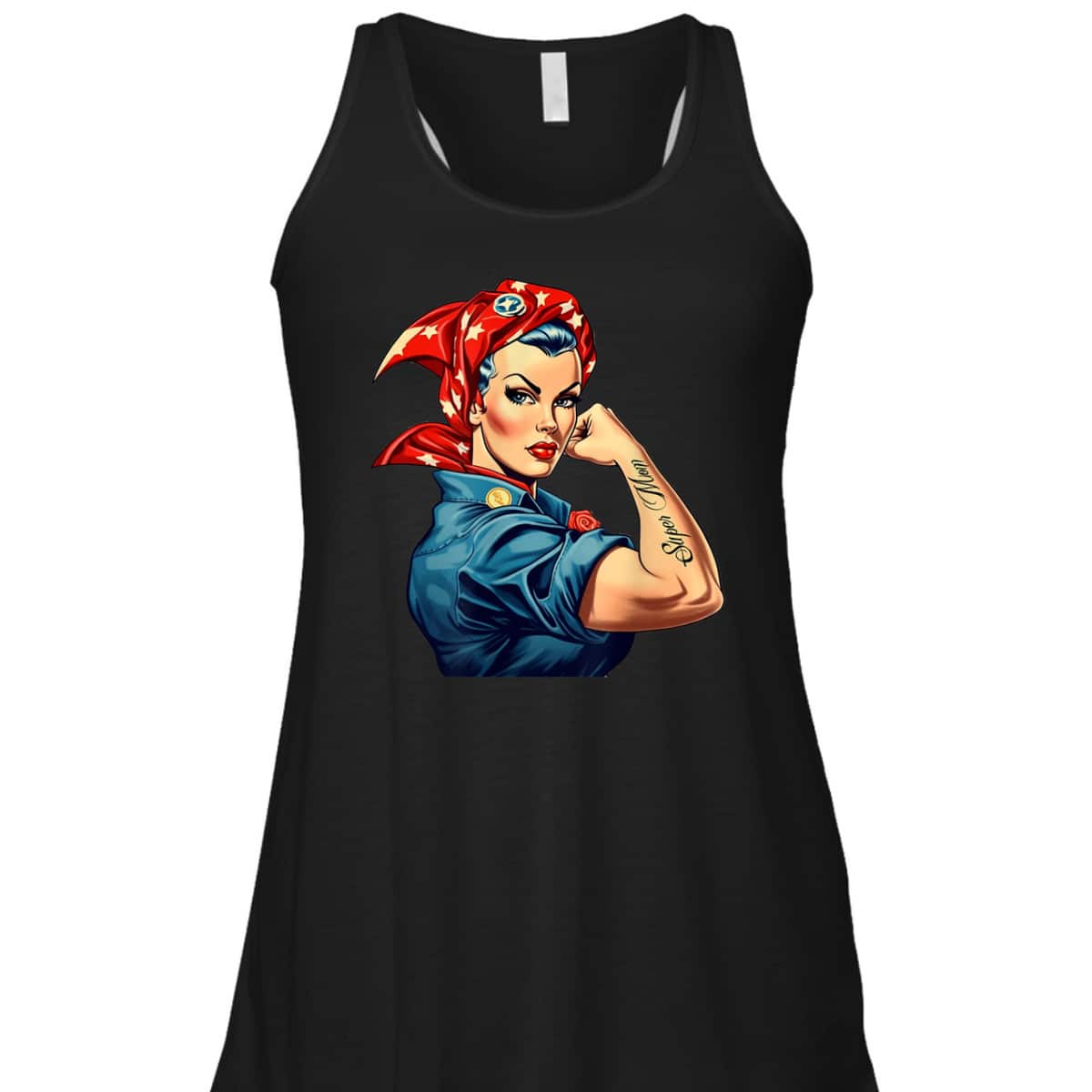 Girl Power We Can Do It Rosie The Riveter Woman Super Mom T-Shirt Girl Power We Can Do It Rosie The Riveter Woman Super Mom T-Shirt