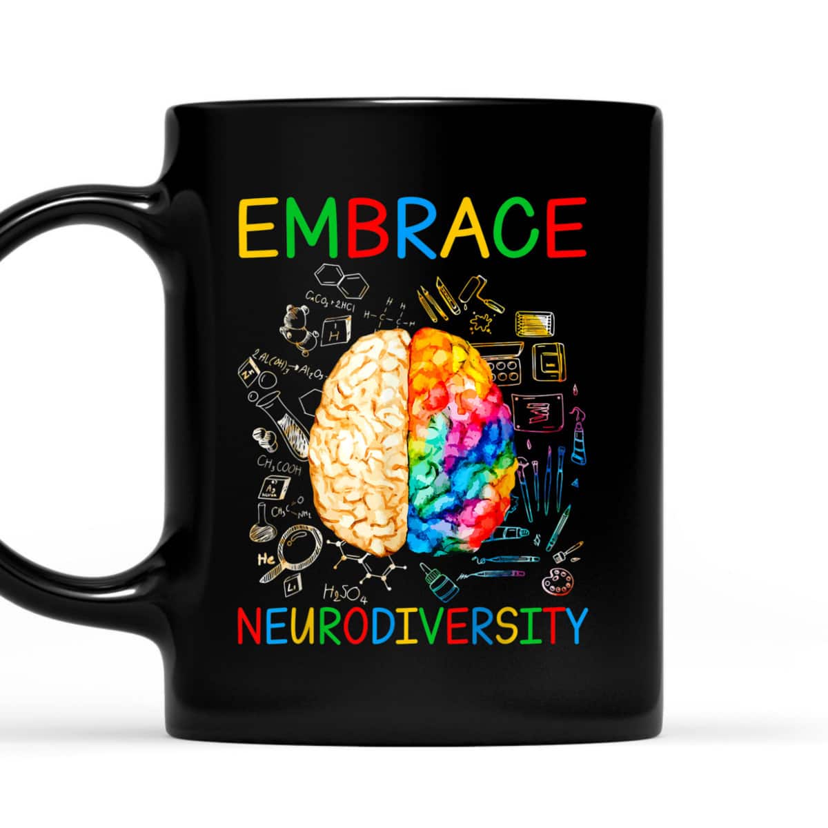 Neurodiversity Embrace ADHD Autism Awareness Month T-Shirt Neurodiversity Embrace ADHD Autism Awareness Month T-Shirt