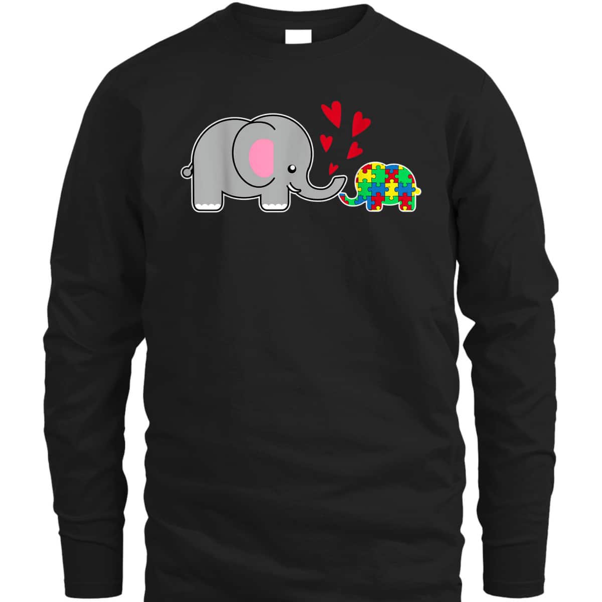 Baby Elephant Love Puzzle Piece Cool Autism Awareness Gift T-Shirt Baby Elephant Love Puzzle Piece Cool Autism Awareness Gift T-Shirt