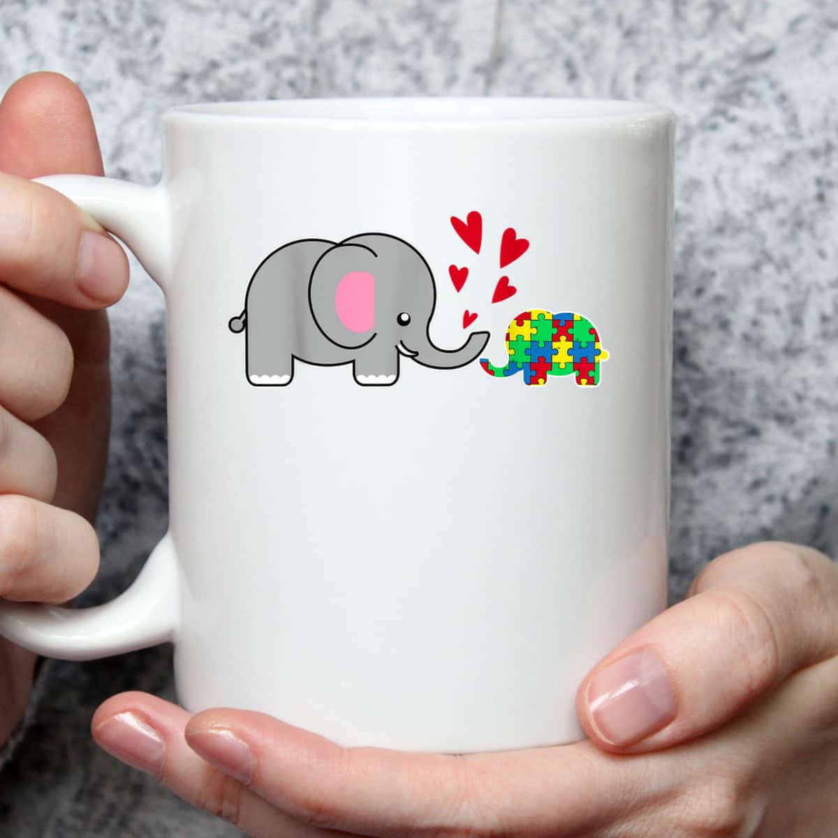 Baby Elephant Love Puzzle Piece Cool Autism Awareness Gift T-Shirt Baby Elephant Love Puzzle Piece Cool Autism Awareness Gift T-Shirt
