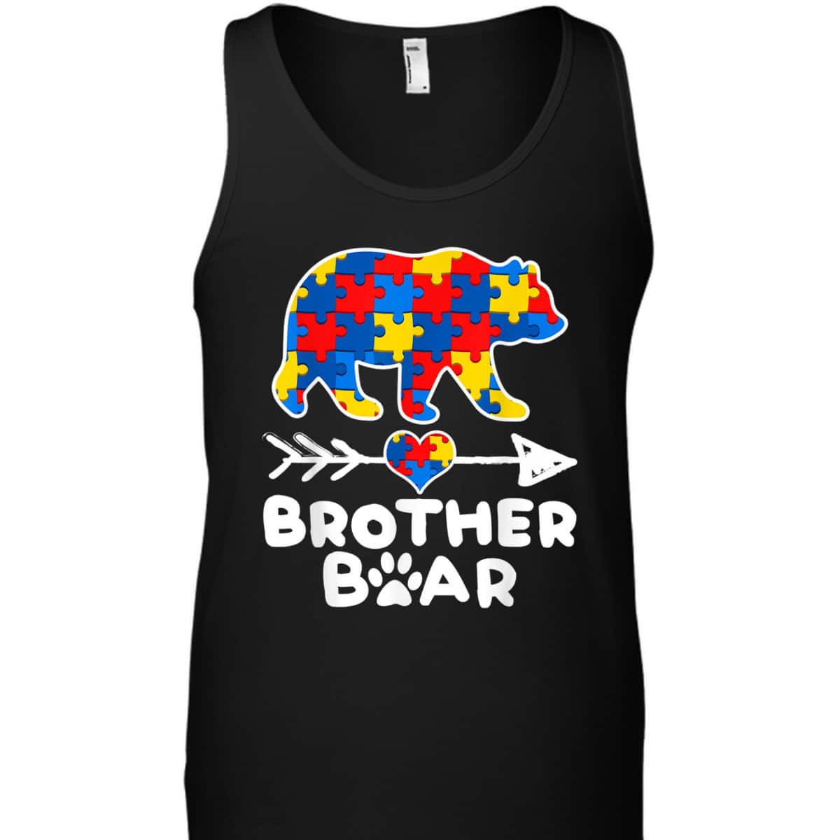 Brother Bear Puzzle Piece Autism Awareness Family Gifts T-Shirt Brother Bear Puzzle Piece Autism Awareness Family Gifts T-Shirt
