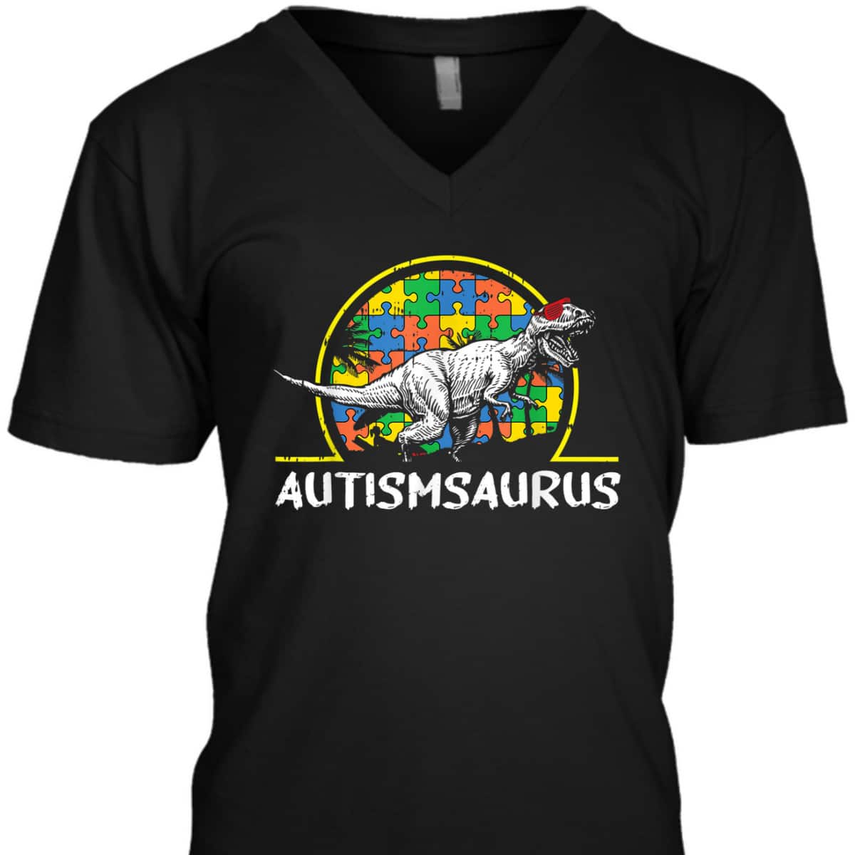 Dino-saur Autism Awareness Gifts For Kids Cute T-Rex Saurus T-Shirt Dino-saur Autism Awareness Gifts For Kids Cute T-Rex Saurus T-Shirt