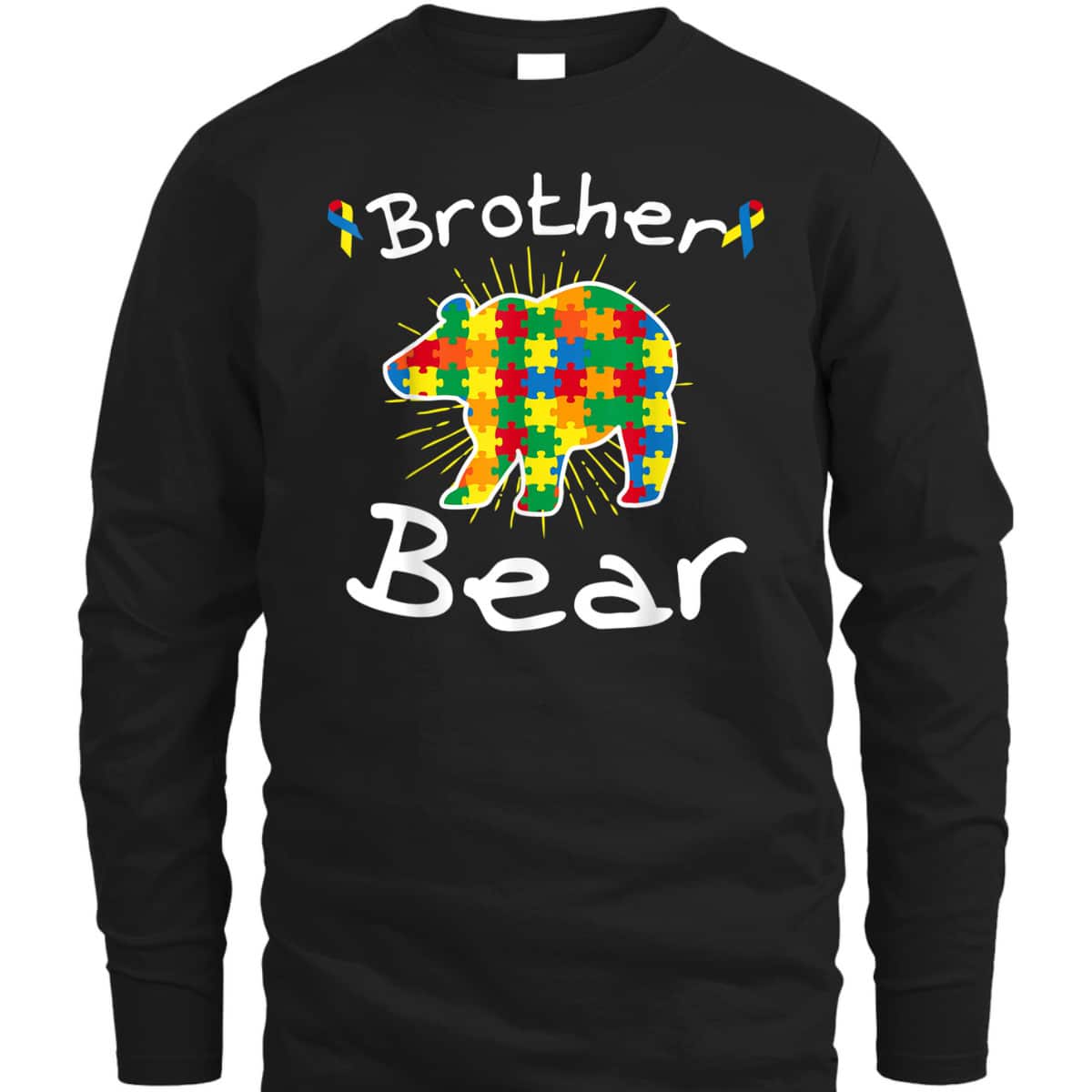 Brother Bear Puzzle Piece Cool Autism Awareness Gift T-Shirt Brother Bear Puzzle Piece Cool Autism Awareness Gift T-Shirt