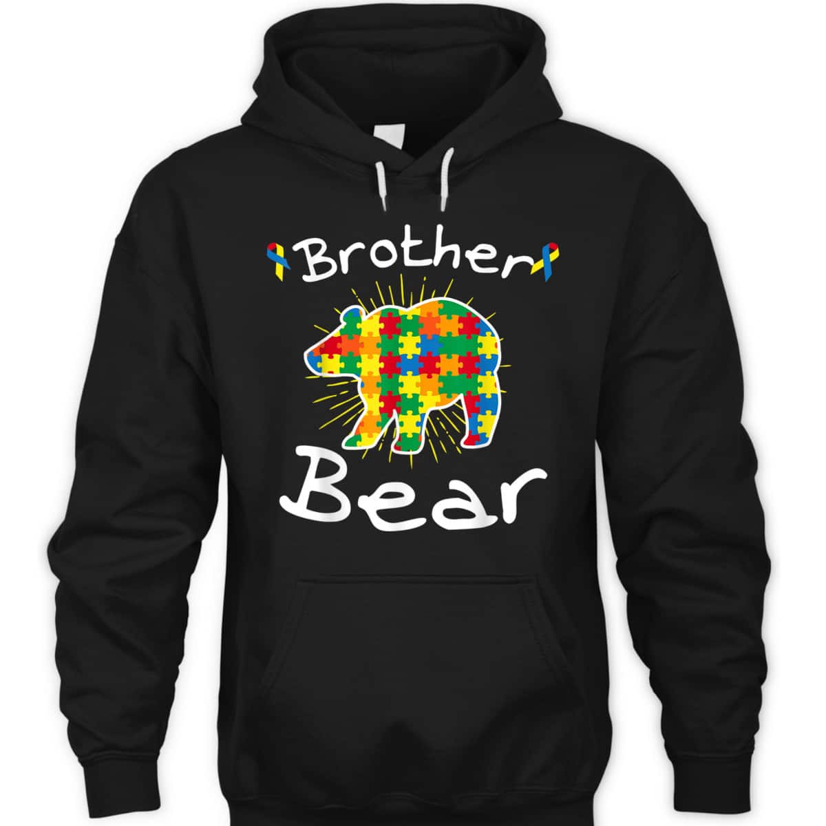 Brother Bear Puzzle Piece Cool Autism Awareness Gift T-Shirt Brother Bear Puzzle Piece Cool Autism Awareness Gift T-Shirt