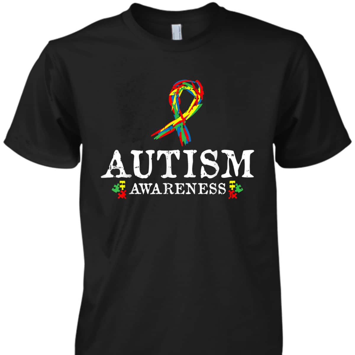 Puzzle Piece Ribbon Autism Awareness Gifts For Adults T-Shirt Puzzle Piece Ribbon Autism Awareness Gifts For Adults T-Shirt