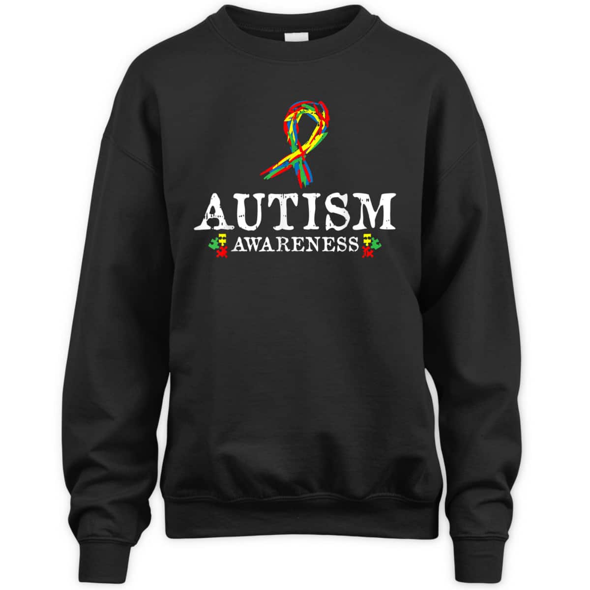 Puzzle Piece Ribbon Autism Awareness Gifts For Adults T-Shirt