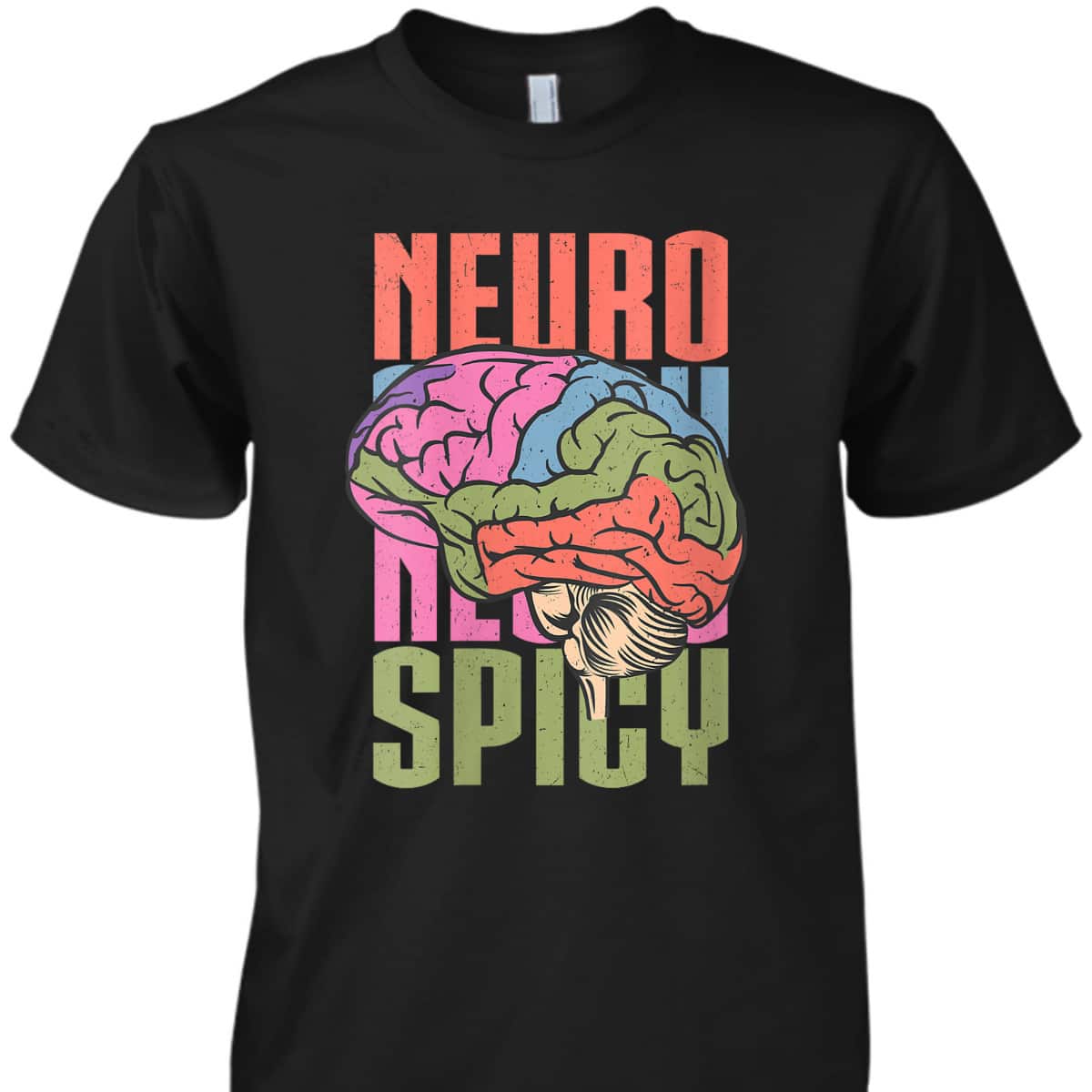 Womens Neuro Spicy Neurodiversity Autism Awareness ASD ADHD SPED T-Shirt Womens Neuro Spicy Neurodiversity Autism Awareness ASD ADHD SPED T-Shirt