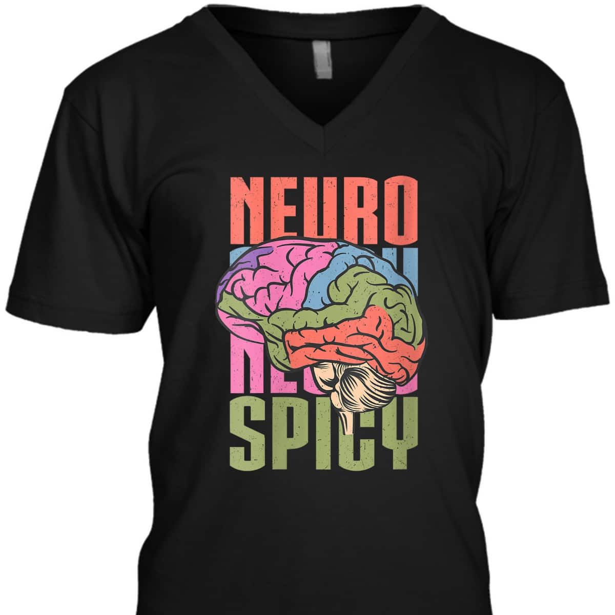 Womens Neuro Spicy Neurodiversity Autism Awareness ASD ADHD SPED T-Shirt Womens Neuro Spicy Neurodiversity Autism Awareness ASD ADHD SPED T-Shirt