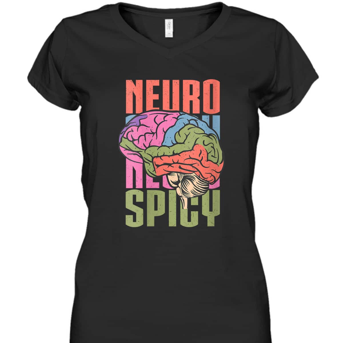 Womens Neuro Spicy Neurodiversity Autism Awareness ASD ADHD SPED T-Shirt Womens Neuro Spicy Neurodiversity Autism Awareness ASD ADHD SPED T-Shirt