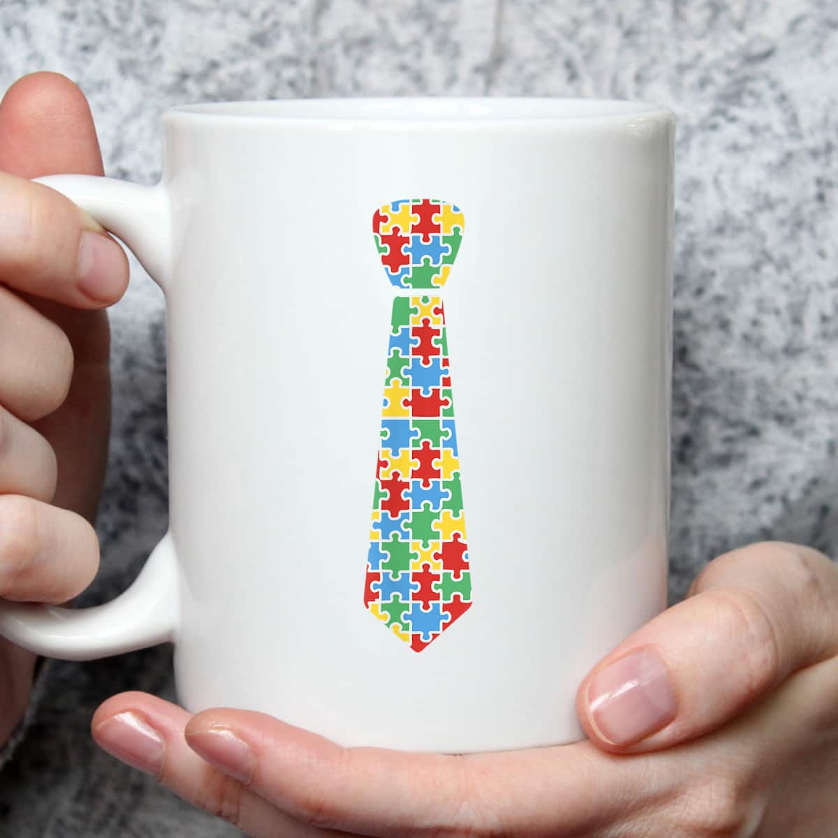 Autism Awareness Puzzle Necktie Ribbon Autistic Boys T-Shirt Autism Awareness Puzzle Necktie Ribbon Autistic Boys T-Shirt