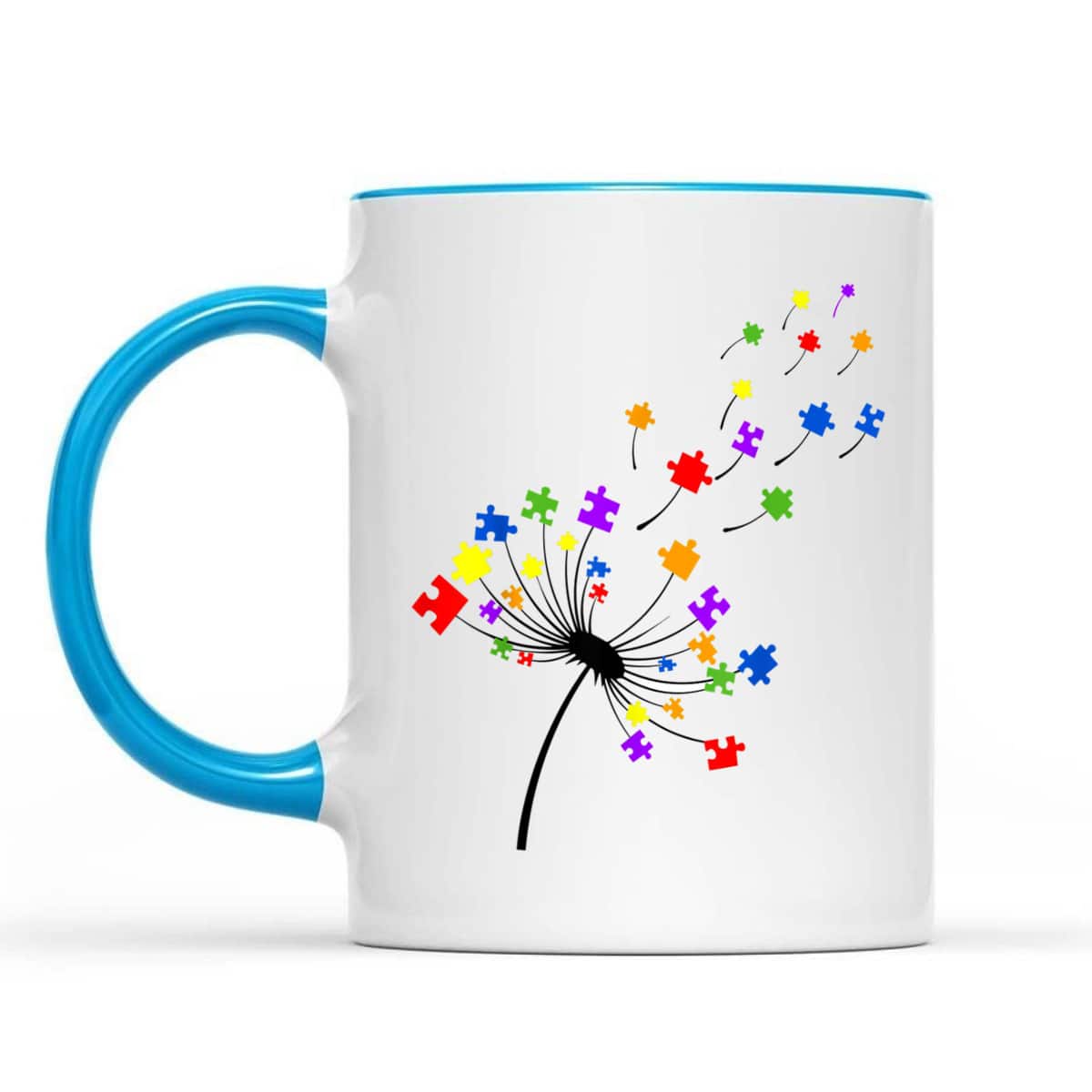 Dandelion Puzzle Piece Autism Awareness Flower Boys Girls T-Shirt Dandelion Puzzle Piece Autism Awareness Flower Boys Girls T-Shirt