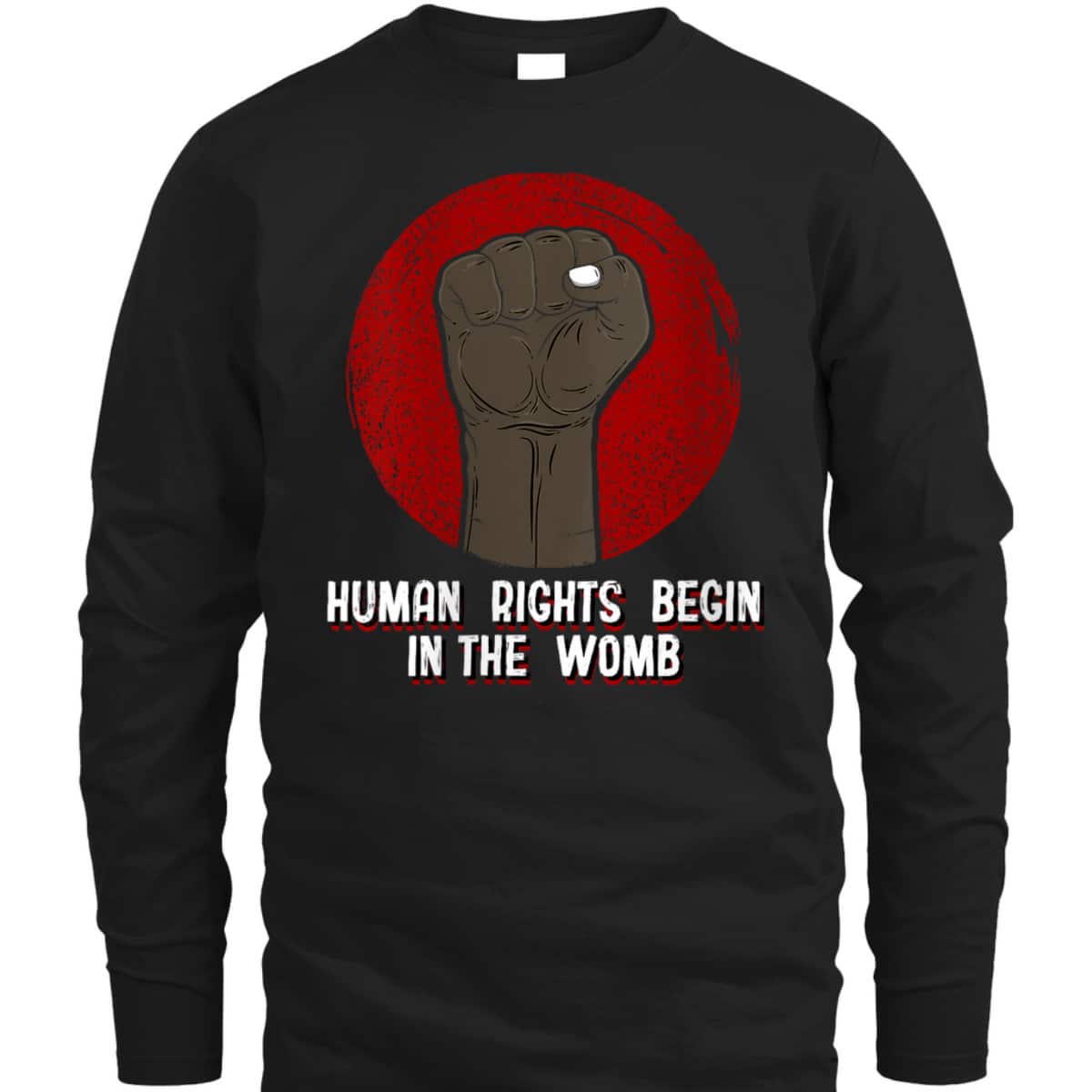Womens Human Rights Begin In The Womb Freedom Sayings Equal Rights T-Shirt Womens Human Rights Begin In The Womb Freedom Sayings Equal Rights T-Shirt