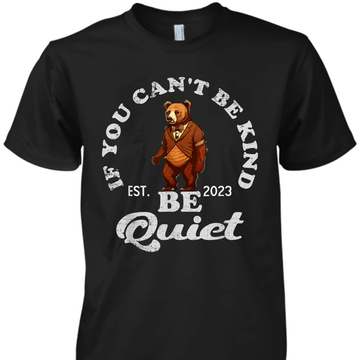 If You Can't Be Kind Be Quiet Funny Sarcastic Kindness Quote T-Shirt If You Can't Be Kind Be Quiet Funny Sarcastic Kindness Quote T-Shirt