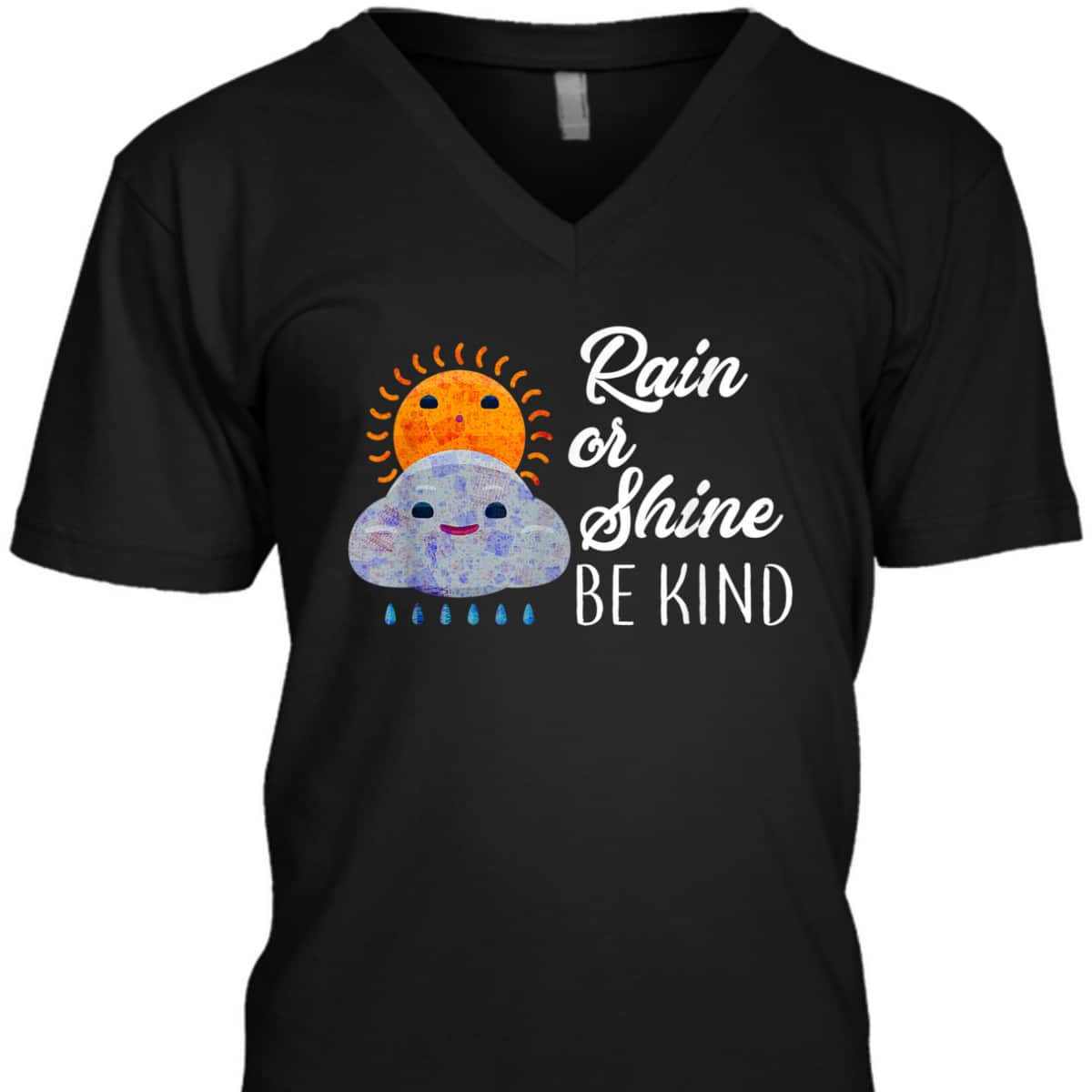 Peace Love Be Kind Rain Or Shine Anti Bullying T-Shirt