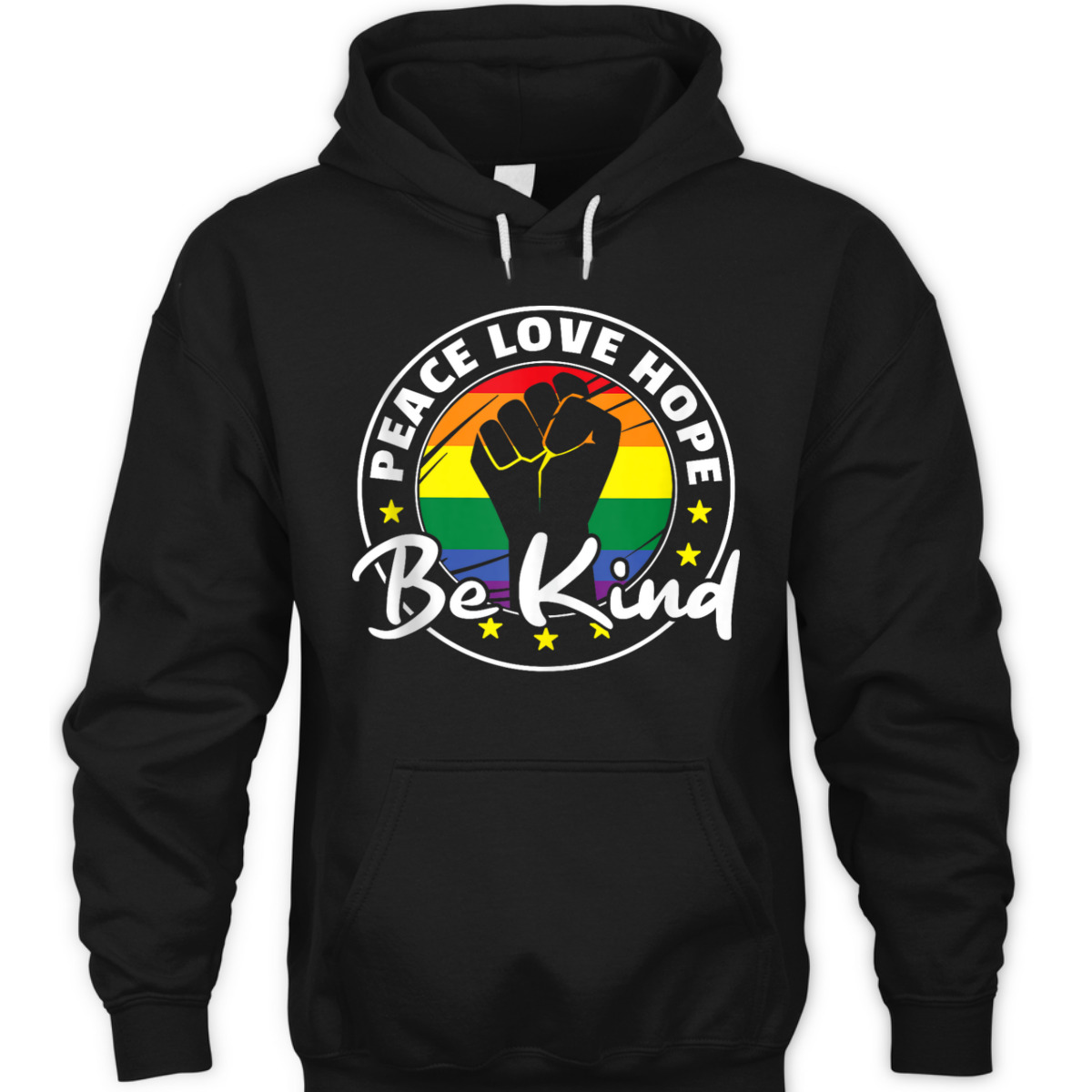 Rainbow Flag Pride Lgbtq Peace Love Hope Be Kind Pride T-Shirt