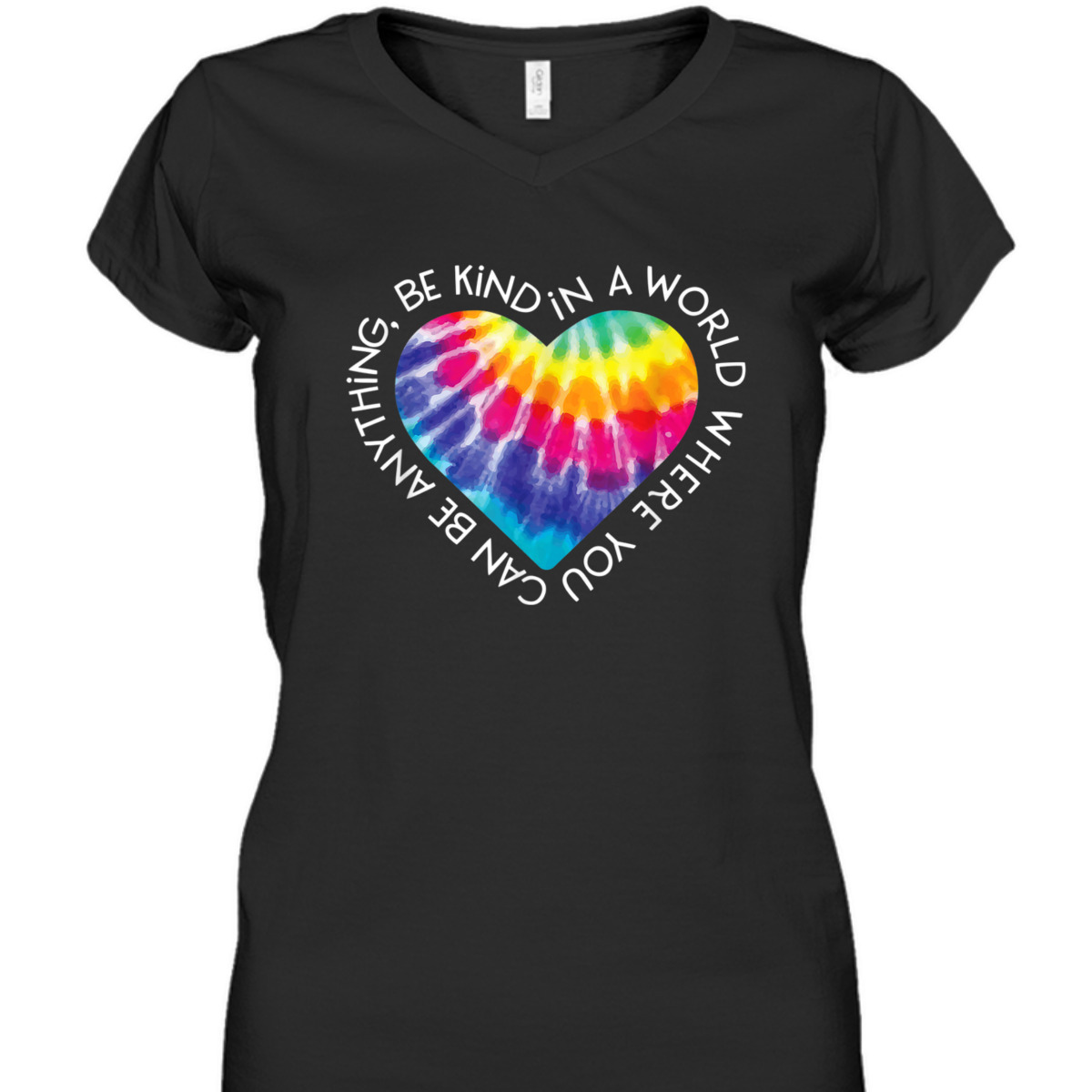 Be Kind Groovy Tie Dye Hippie Peace Gift Anti Bullying T-Shirt