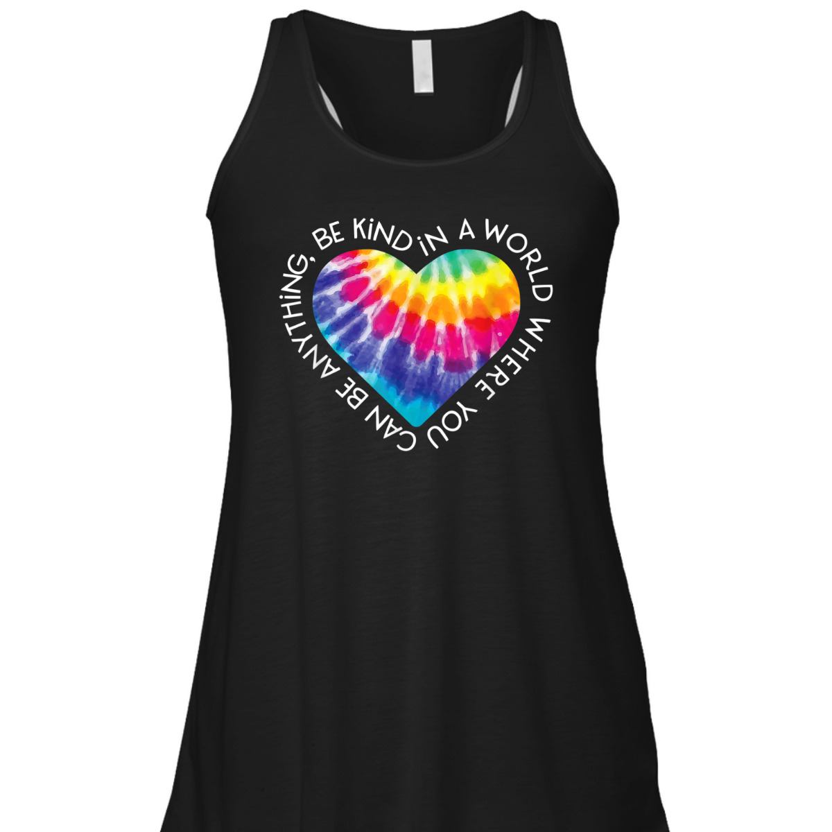Be Kind Groovy Tie Dye Hippie Peace Gift Anti Bullying T-Shirt