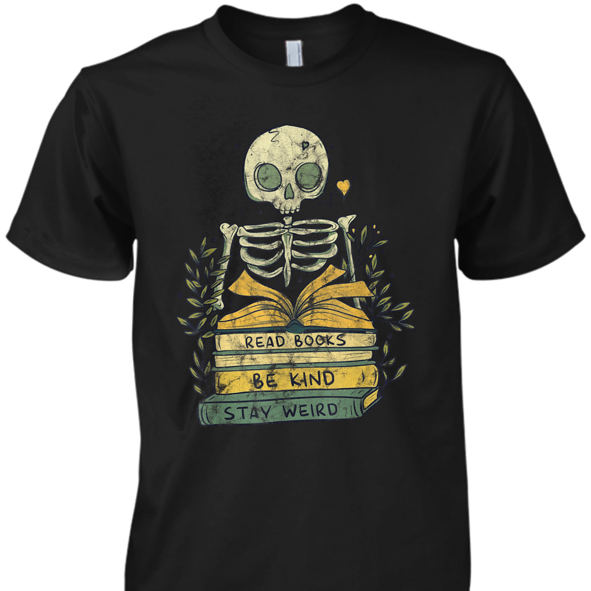 Read Book Be Kind Stay Weird Skeleton Book Worm T-Shirt Read Book Be Kind Stay Weird Skeleton Book Worm T-Shirt