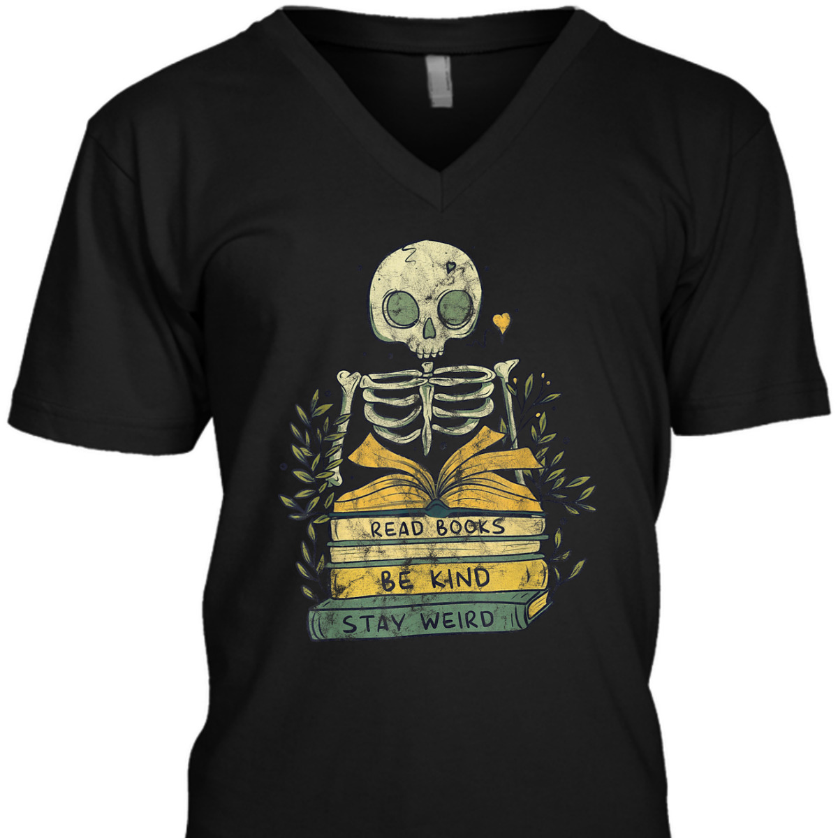 Read Book Be Kind Stay Weird Skeleton Book Worm T-Shirt Read Book Be Kind Stay Weird Skeleton Book Worm T-Shirt