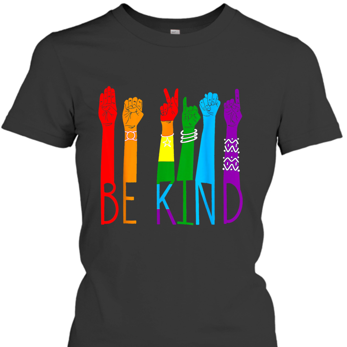 Be Kind Sign Language Hand LGBT Pride Month Gay Les ASL T-Shirt Be Kind Sign Language Hand LGBT Pride Month Gay Les ASL T-Shirt