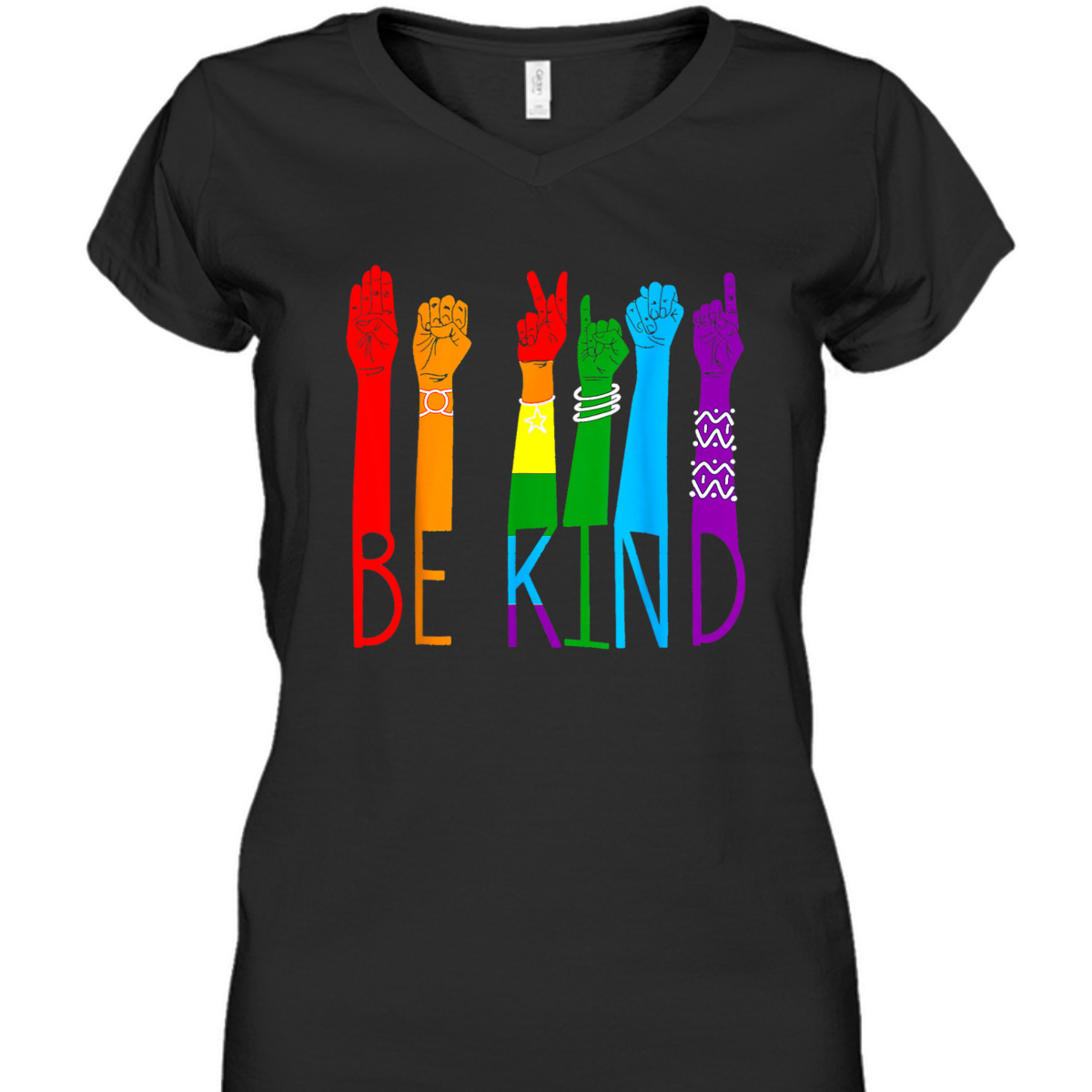 Be Kind Sign Language Hand LGBT Pride Month Gay Les ASL T-Shirt Be Kind Sign Language Hand LGBT Pride Month Gay Les ASL T-Shirt