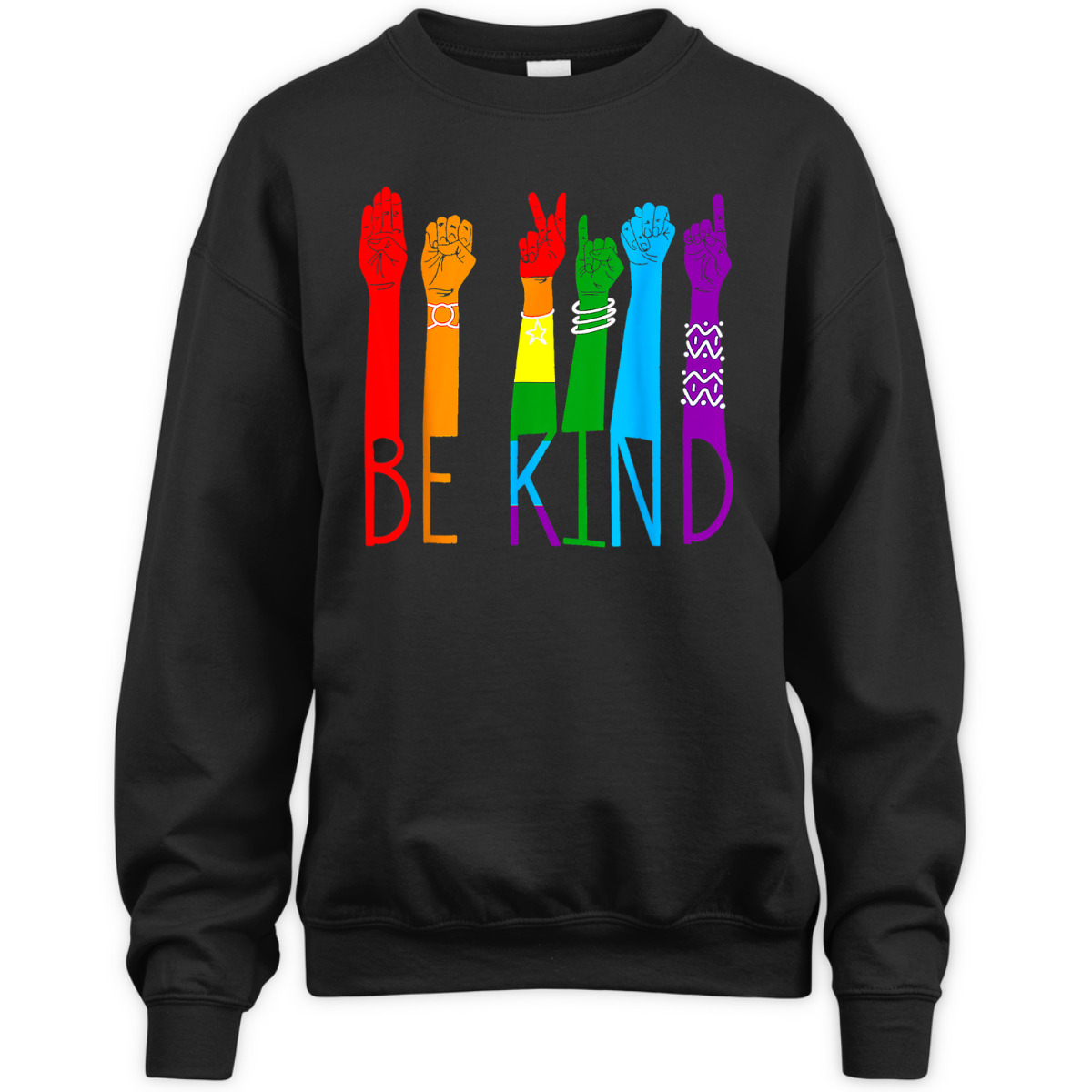 Be Kind Sign Language Hand LGBT Pride Month Gay Les ASL T-Shirt Be Kind Sign Language Hand LGBT Pride Month Gay Les ASL T-Shirt