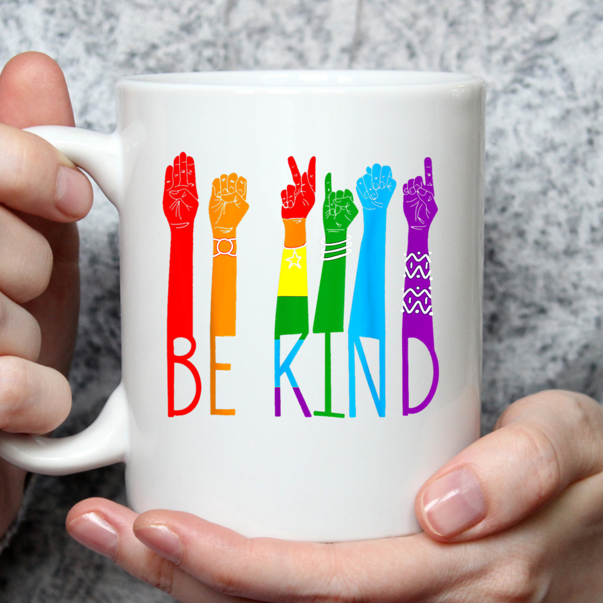Be Kind Sign Language Hand LGBT Pride Month Gay Les ASL T-Shirt Be Kind Sign Language Hand LGBT Pride Month Gay Les ASL T-Shirt