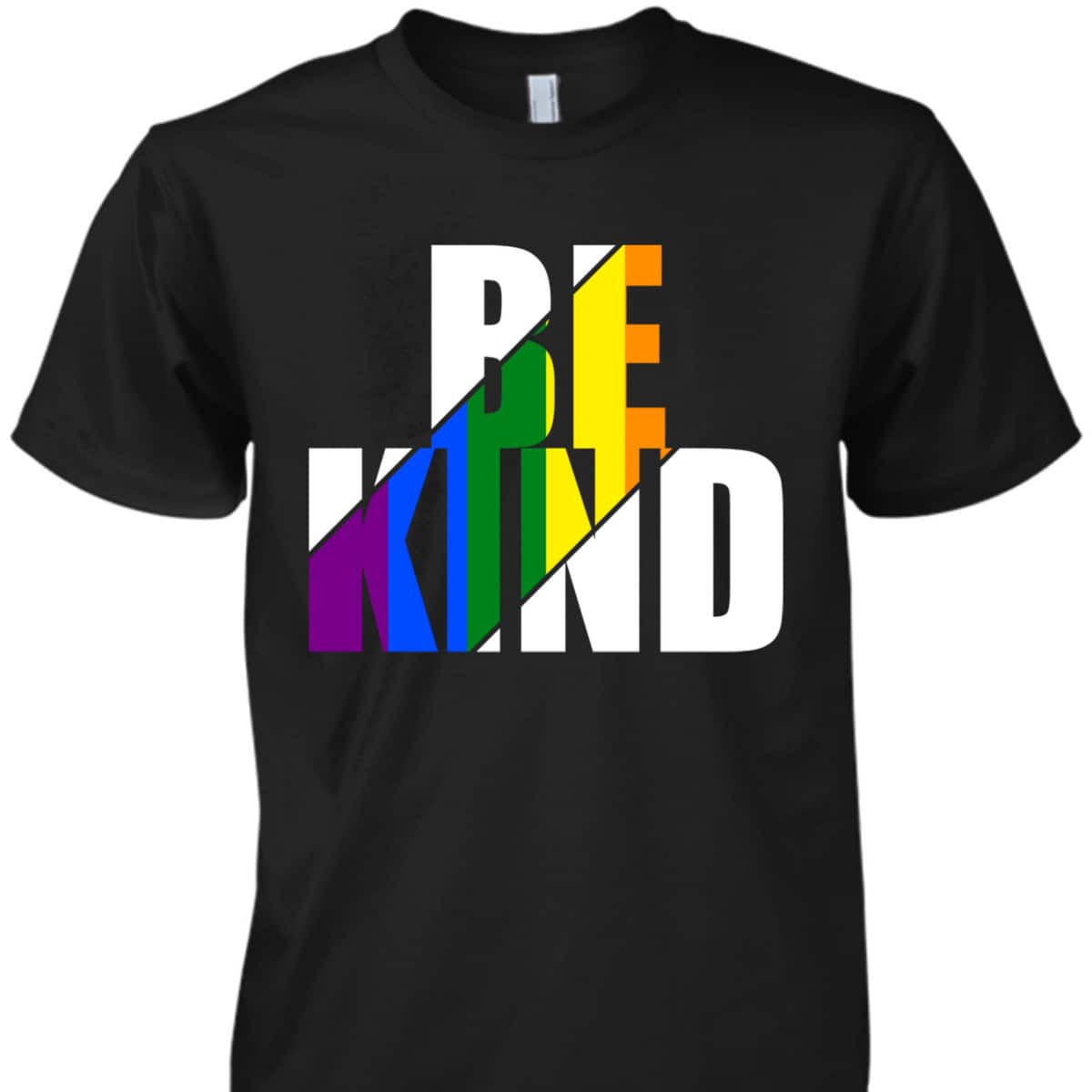 Be Kind LGBTQ Flag Gay Pride Month Lesbian Parade Rainbow T-Shirt