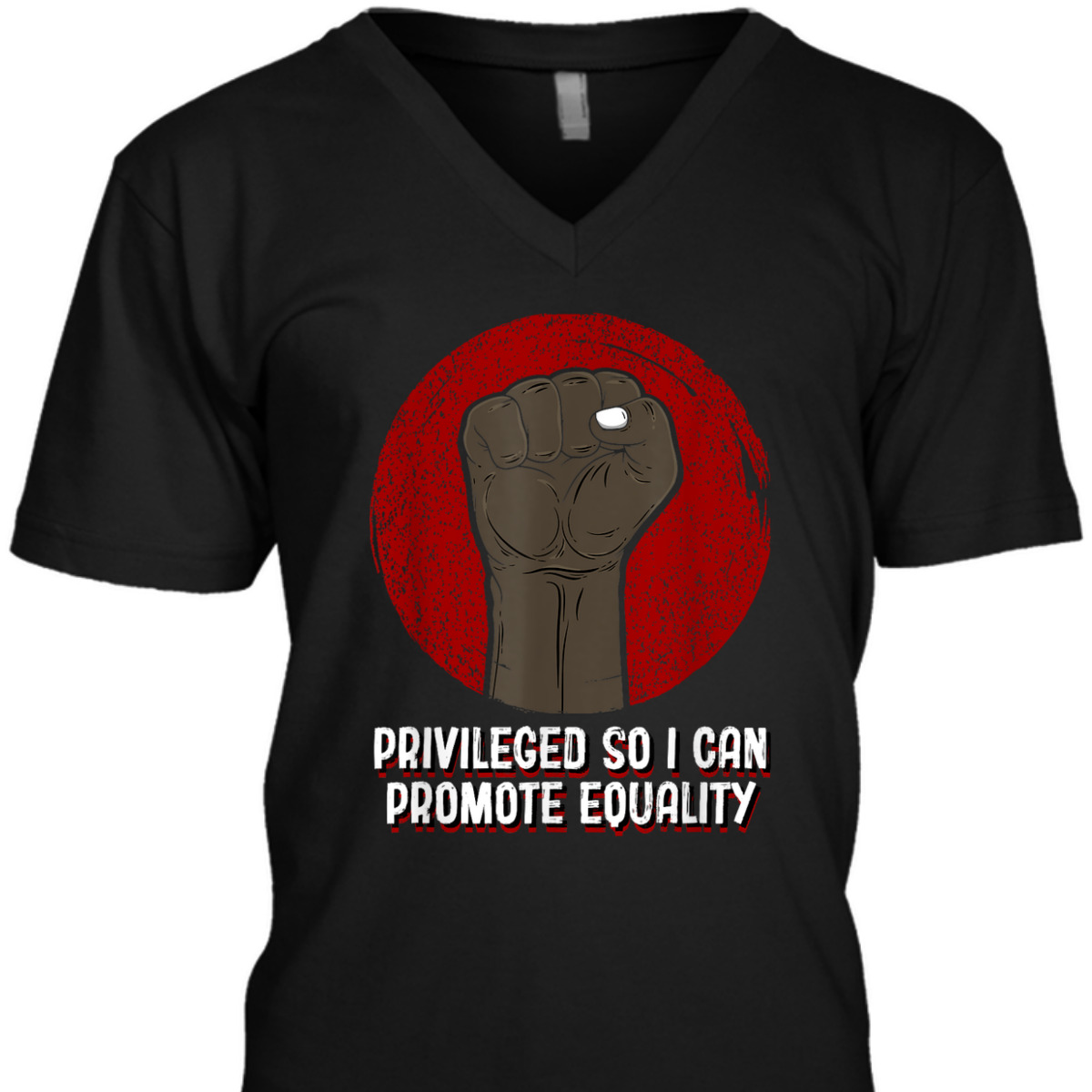 Privileged So I Can Promote Equality Humanity Anti Racist T-Shirt Privileged So I Can Promote Equality Humanity Anti Racist T-Shirt