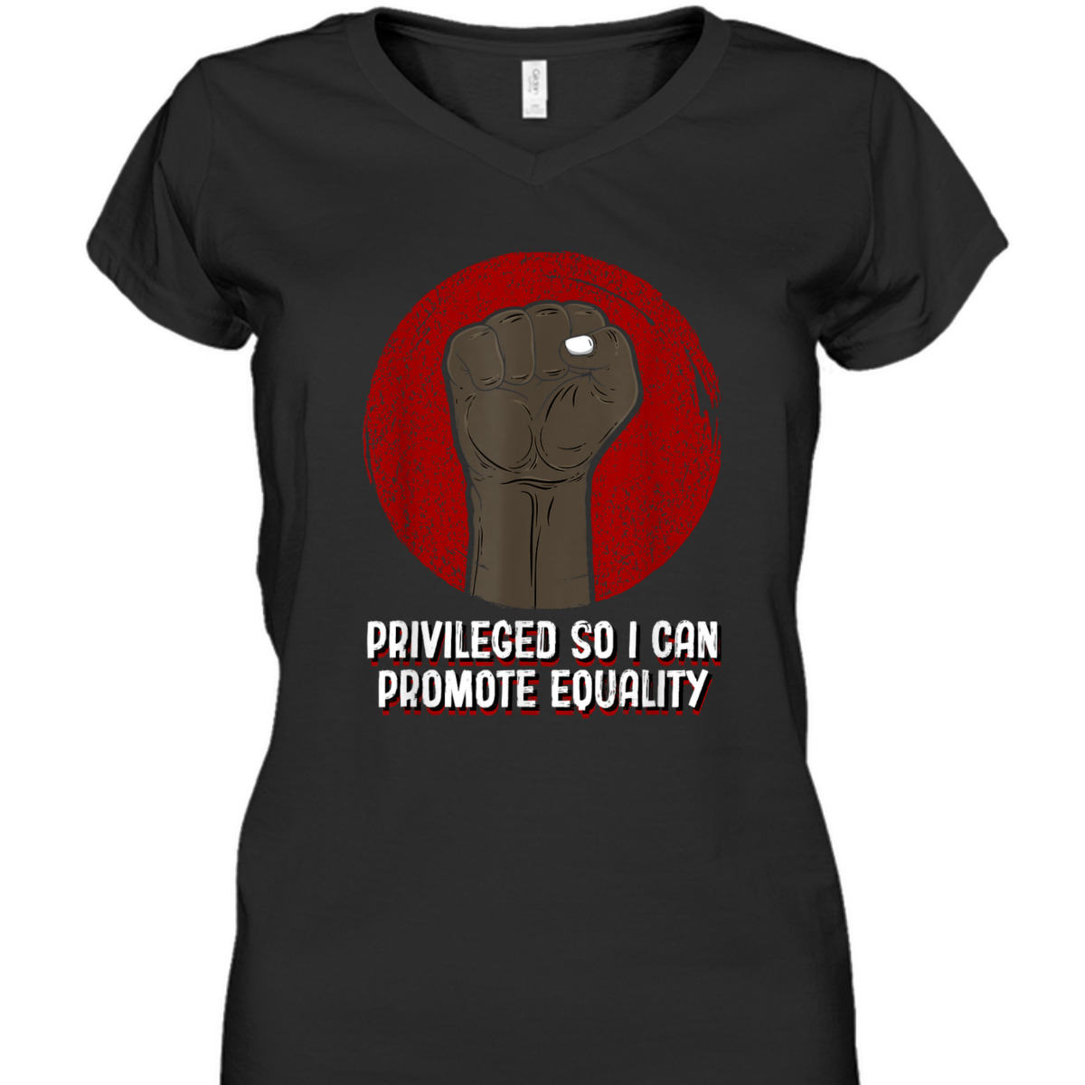 Privileged So I Can Promote Equality Humanity Anti Racist T-Shirt Privileged So I Can Promote Equality Humanity Anti Racist T-Shirt