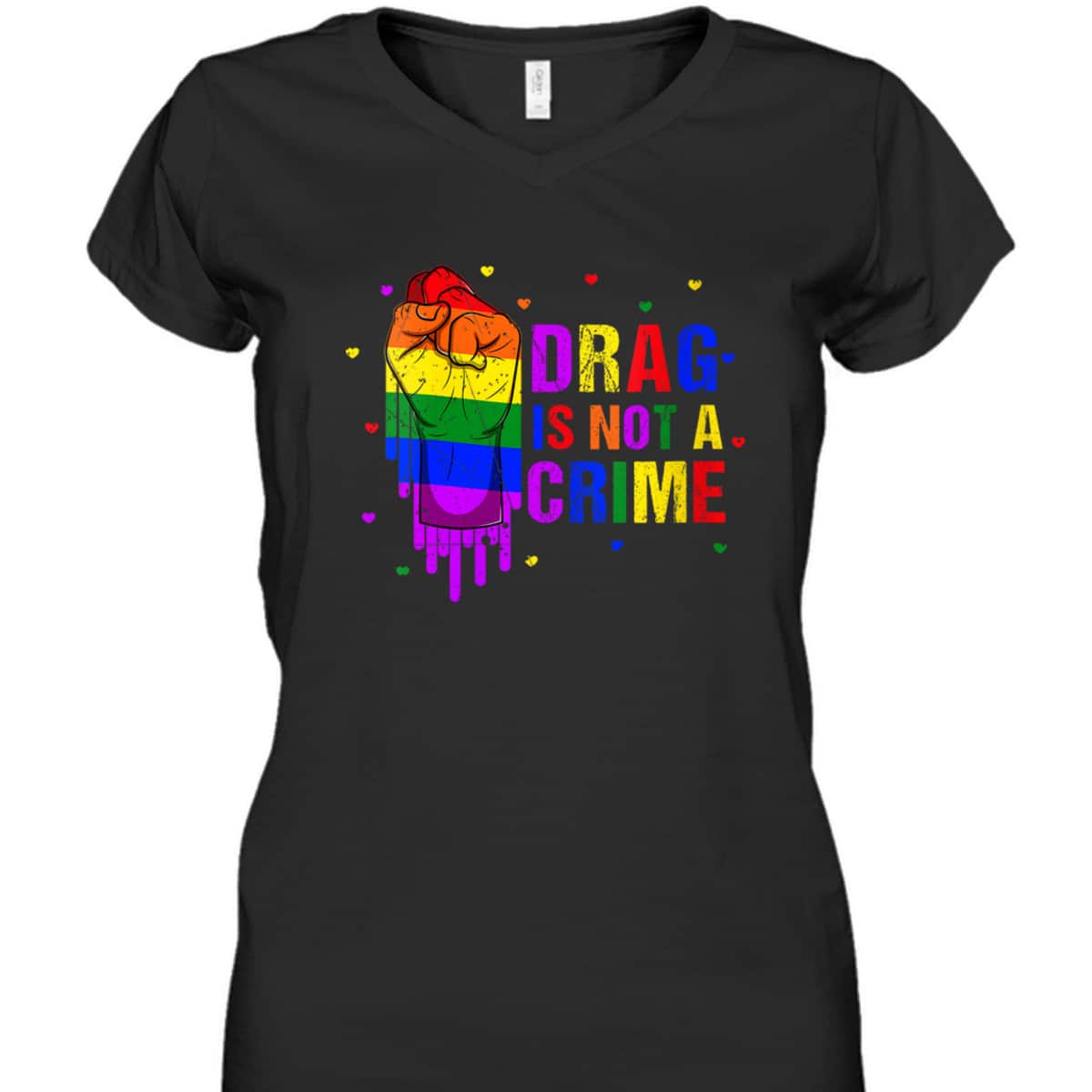 Womens Cool Drag Queen LGBTQ Equality Pride Drag Is Not A Crime T-Shirt Womens Cool Drag Queen LGBTQ Equality Pride Drag Is Not A Crime T-Shirt