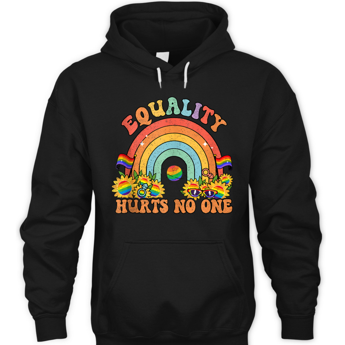 Equality Hurts No One Rainbow LGBT Gay Pride Human Rights T-Shirt Equality Hurts No One Rainbow LGBT Gay Pride Human Rights T-Shirt